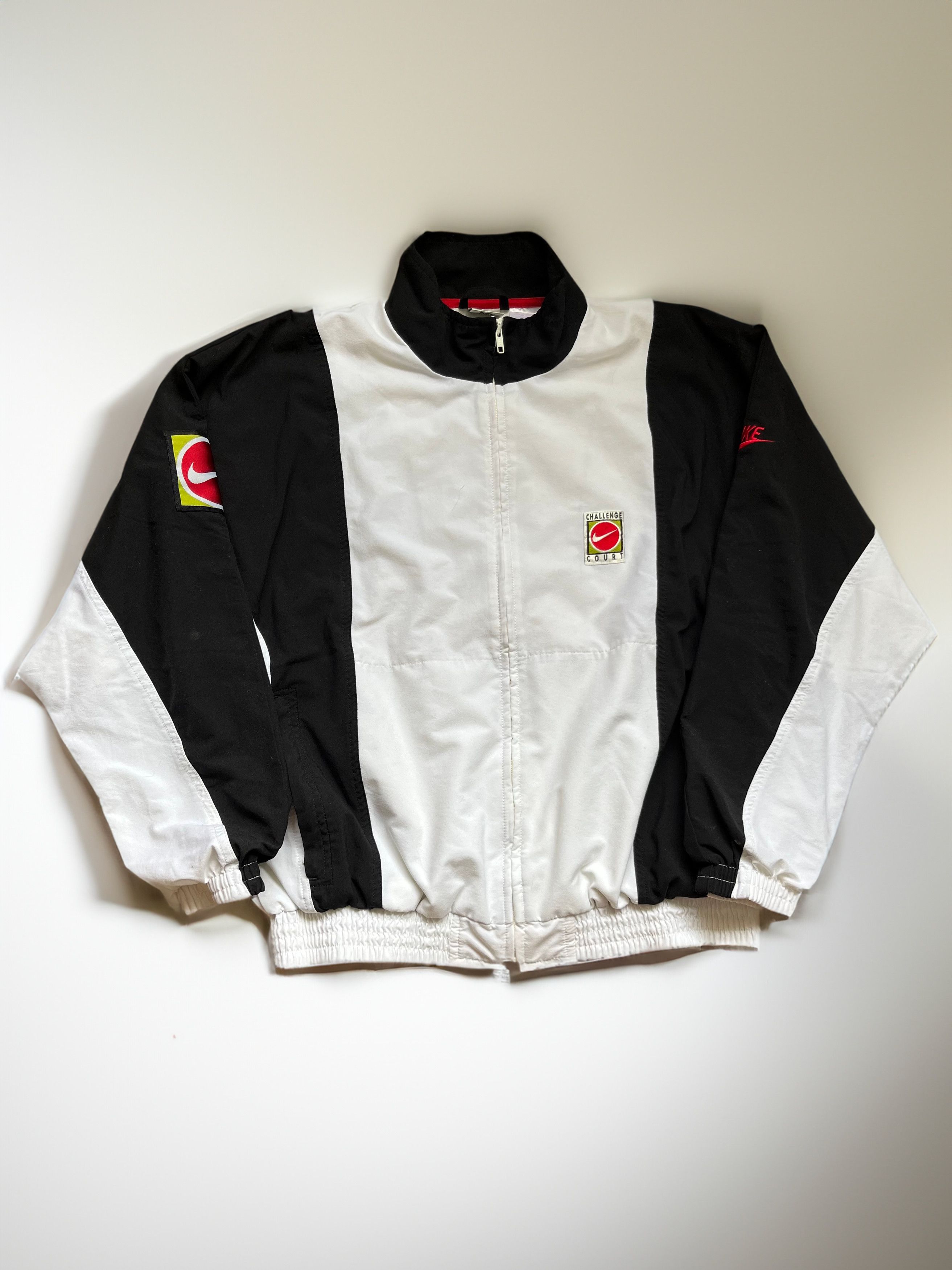 Nike ❗️❗️Vintage 90s NIKE Court Challenge Big logo Jacket RARE Size US M / EU 48-50 / 2 - 2 Thumbnail