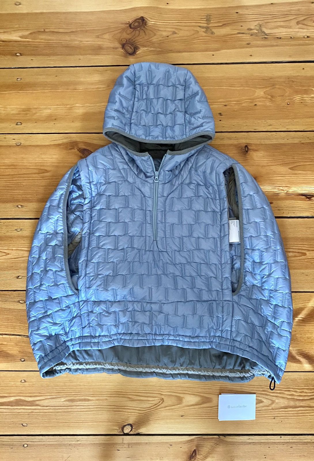 image of Kiko Kostadinov Oren Padded Vest in Light Blue, Men's (Size Medium)