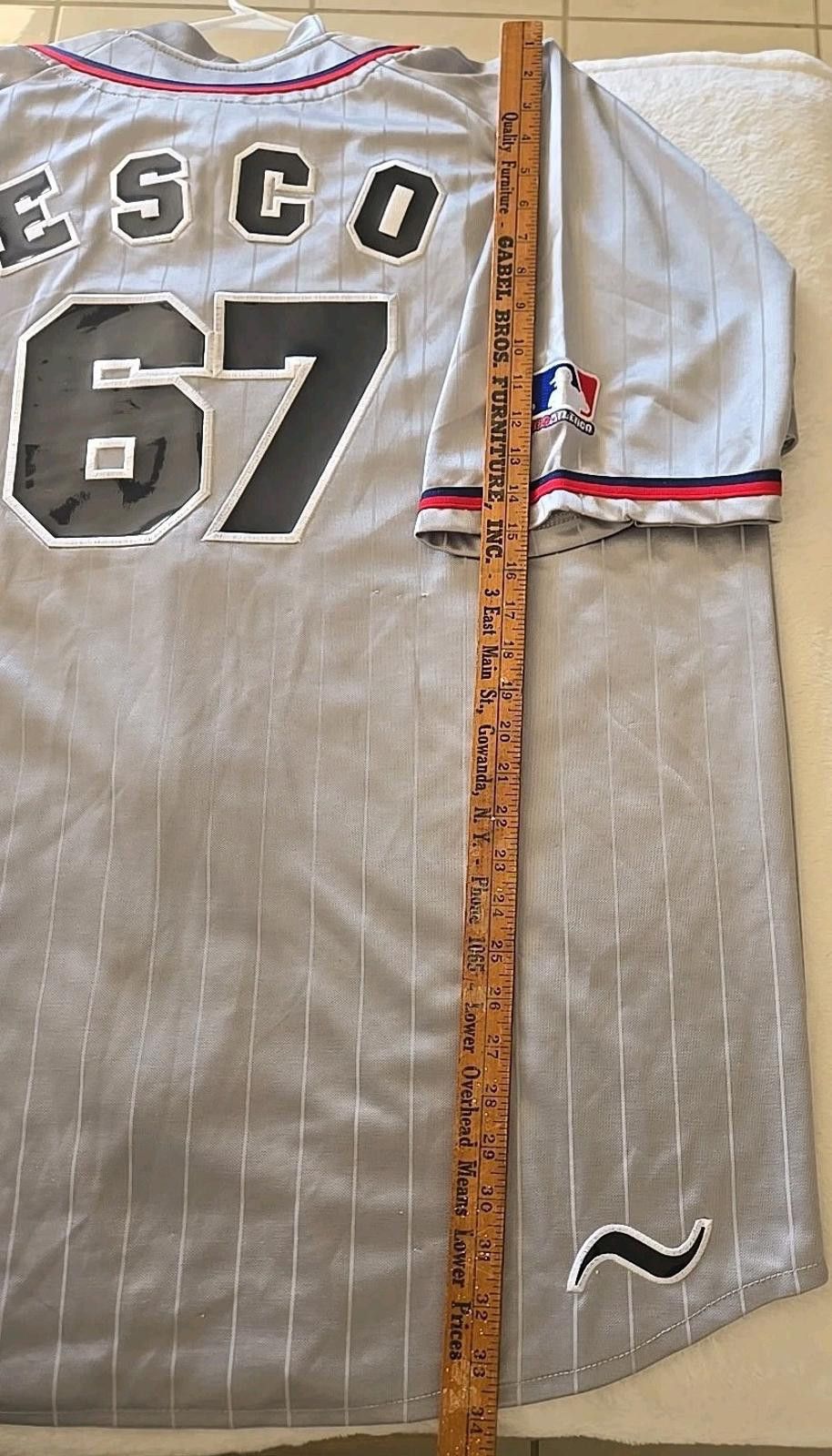 Other Vtg NY YANKEES MLB WILLIE ESCO 67 Zip Up JERSEY XXL SEWN Size US XXL / EU 58 / 5 - 9 Thumbnail