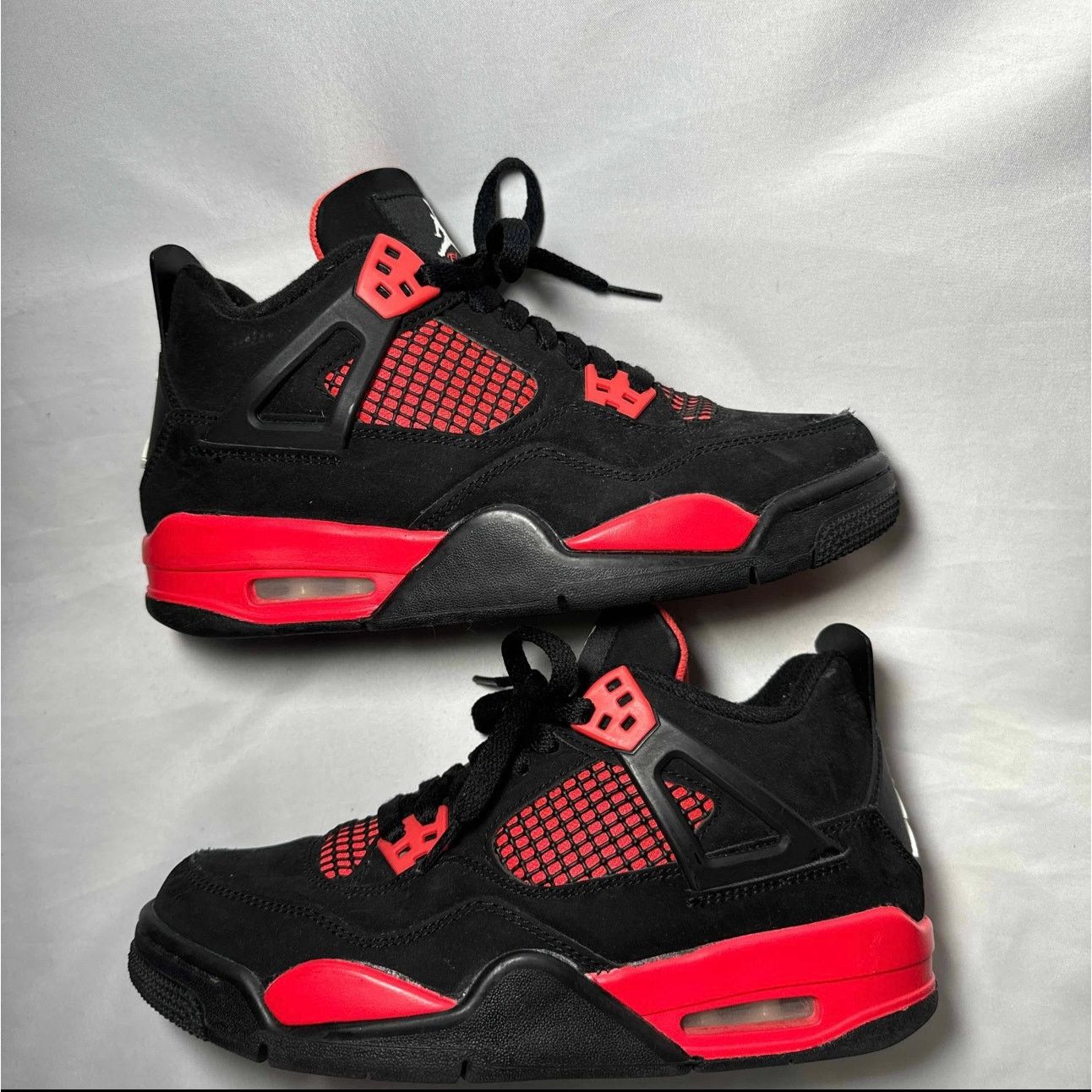 Jordan Brand × Nike Size 6.5 Nike Air Jordan 4 Retro GS Red Thunder Men's Shoes Size US 6.5 / EU 39-40 - 2 Thumbnail