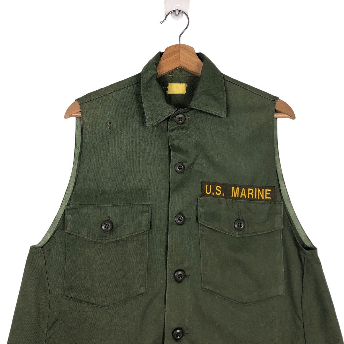 Vintage 🔥Vintage Tank Top Military U.S Marine OG-07 Cargo Pockets Size US M / EU 48-50 / 2 - 3 Thumbnail