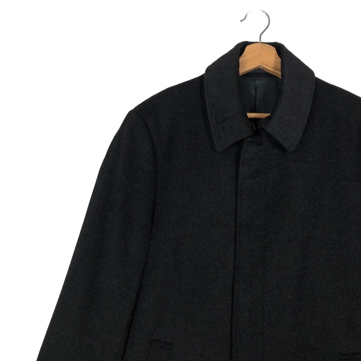 Japanese Brand 🔥Vintage Long Jacket Rich Black Comme Ca Ism Issey Miyake Size US M / EU 48-50 / 2 - 6 Thumbnail