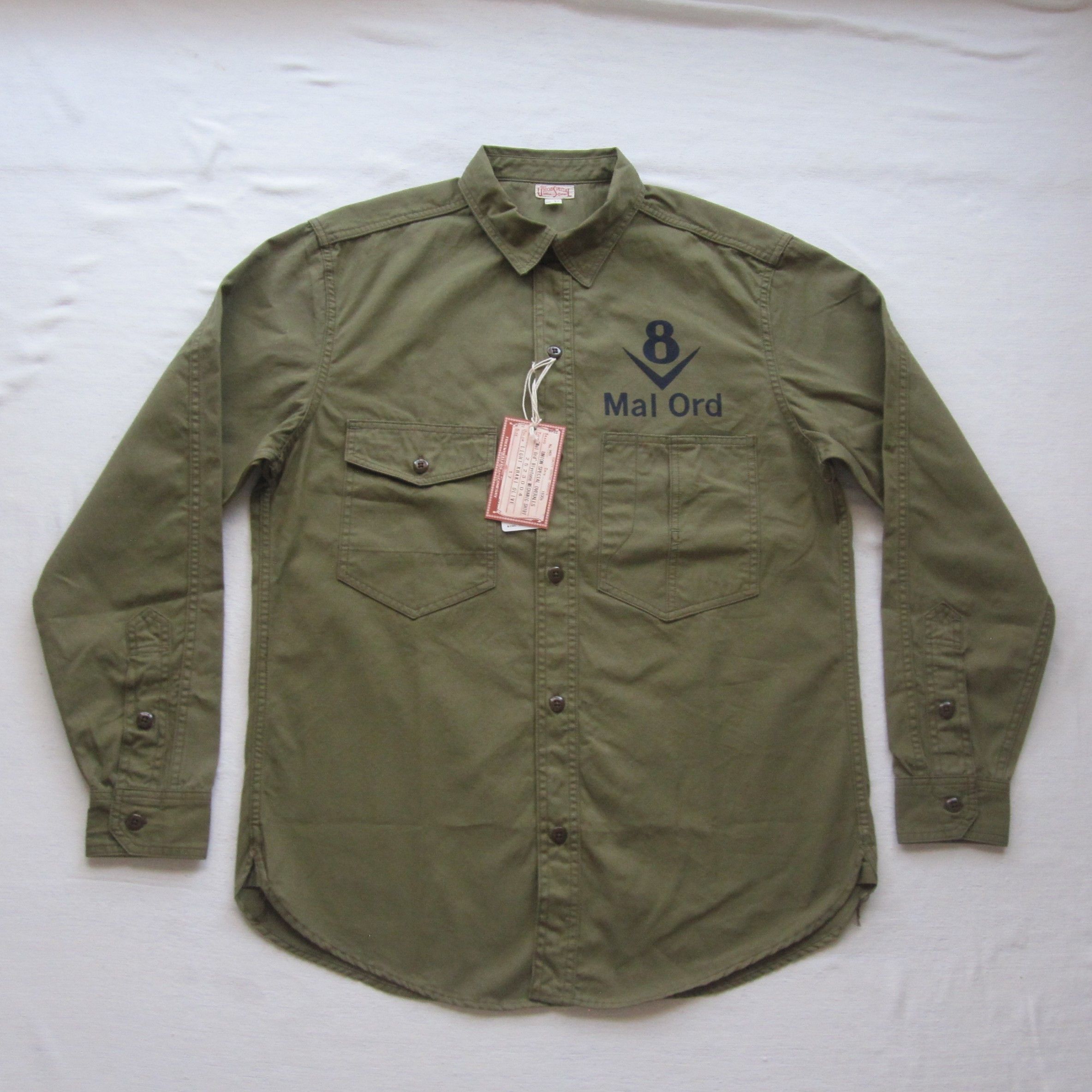 Freewheelers “Mal Ord” Blystone MECHANIC SHIRT 17 Size US XL / EU 56 / 4 - 1 Thumbnail