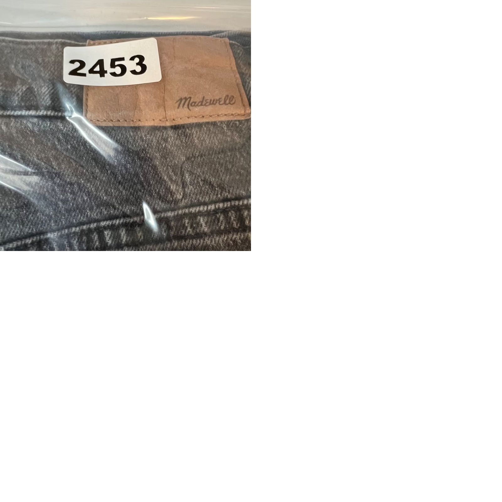 Madewell Madewell Womens Size 32 Gray High-Rise Straight Jeans Raw Hem Size 24" / US 00 / IT 34 - 9 Thumbnail