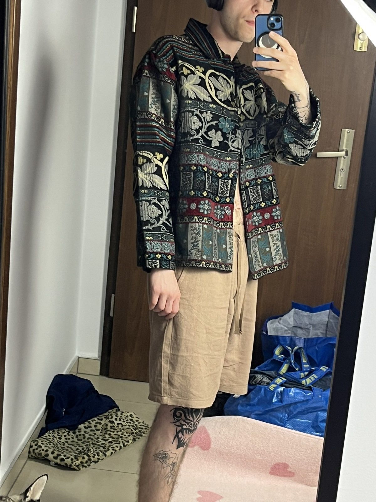 Japanese Brand × Vintage ➕ vintage Japanese patchwork boro kimono jacket rare Size US M / EU 48-50 / 2 - 7 Thumbnail