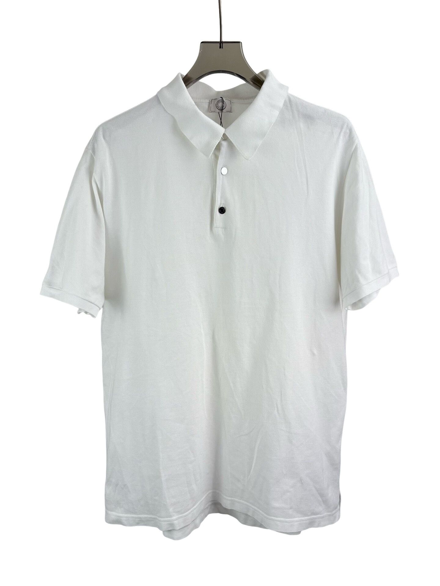 Hermes Hermes White Cotton Polo Shirt XXL Size US XXL / EU 58 / 5 - 1 Thumbnail