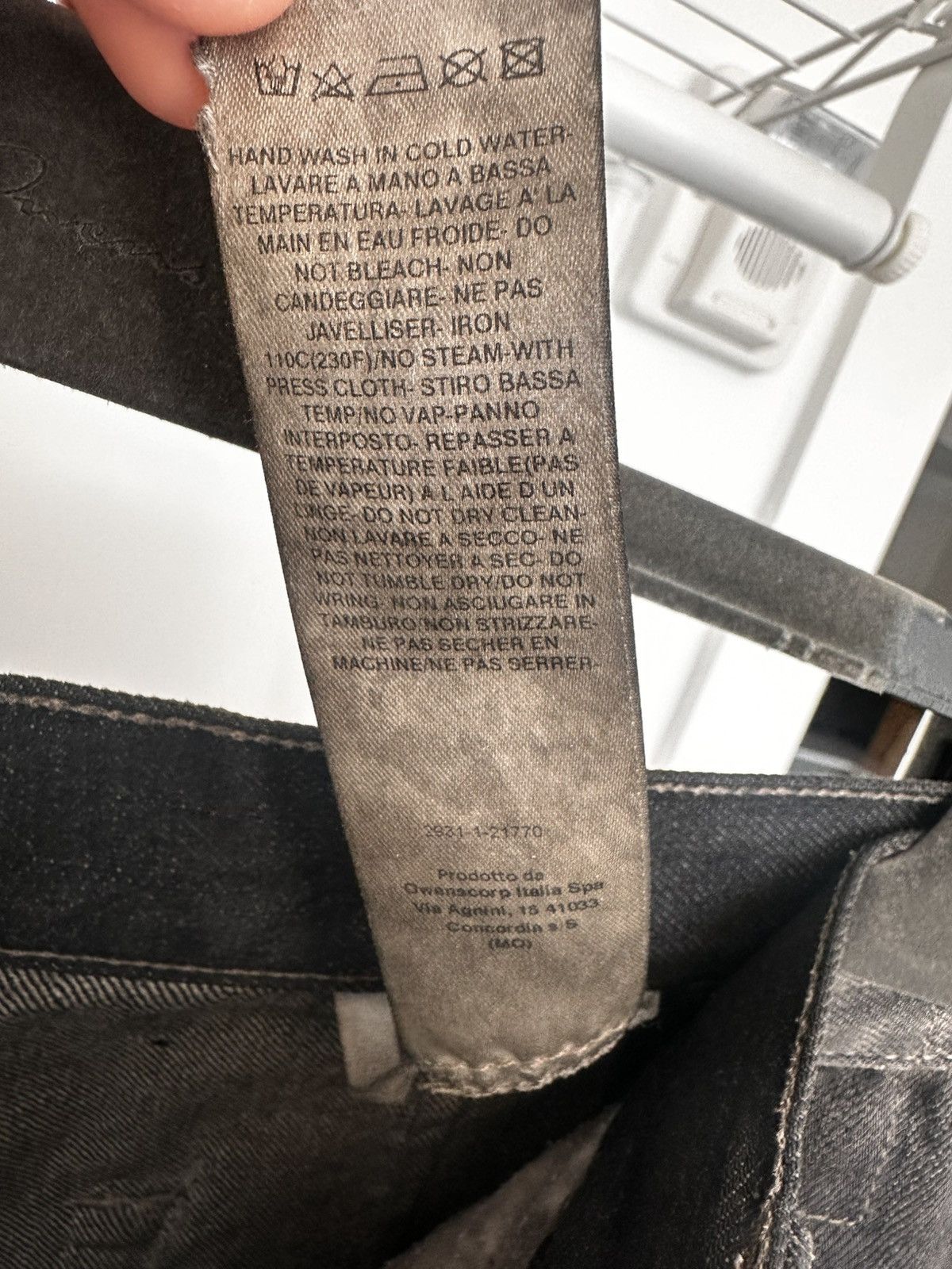 Rick Owens MR PORTER EXCLUSIVE GETH DRKSHDW DARK DUST DENIM JEANS Size US 34 / EU 50 - 12 Thumbnail