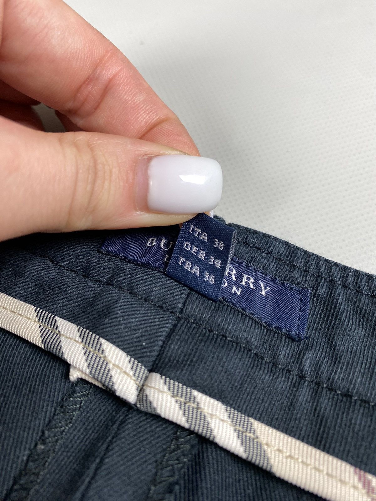 Burberry × Vintage Burberry London Vintage Dress Pants Trousers Bondage Size 27" / US 4 / IT 40 - 14 Thumbnail