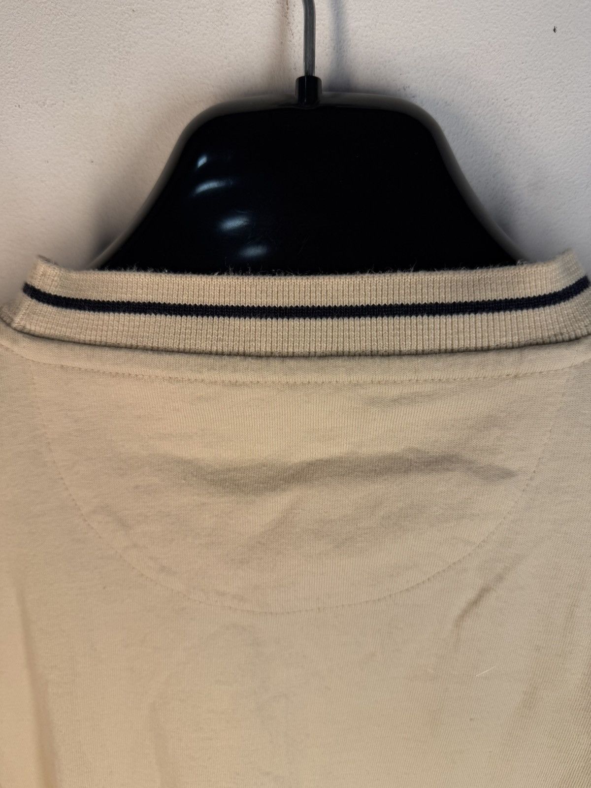 Yves Saint Laurent 90s YSL T-Shirt Beige Size US L / EU 52-54 / 3 - 9 Thumbnail