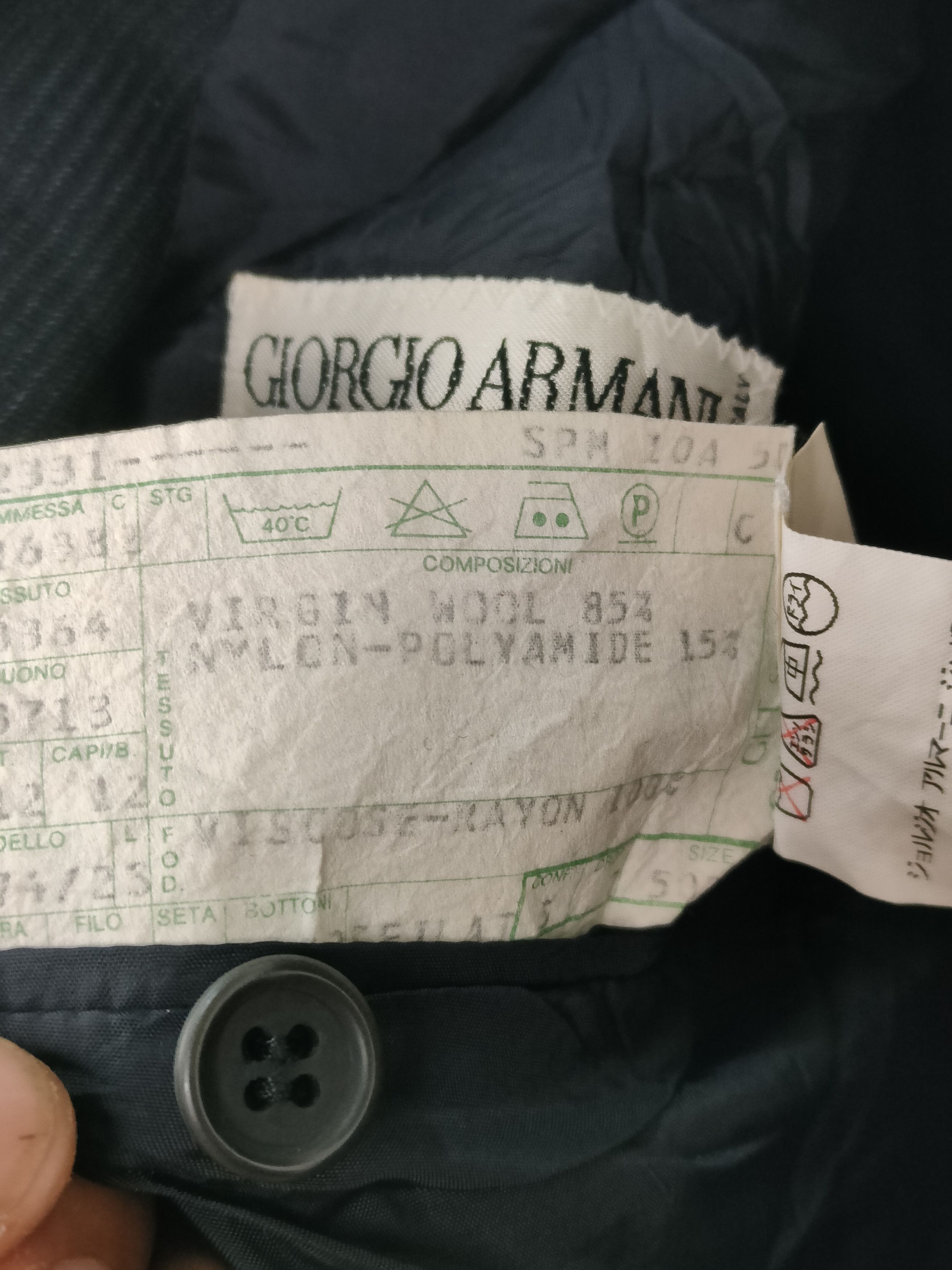 Giorgio Armani Giorgio Armani Blazer Coat Size US L / EU 52-54 / 3 - 5 Thumbnail