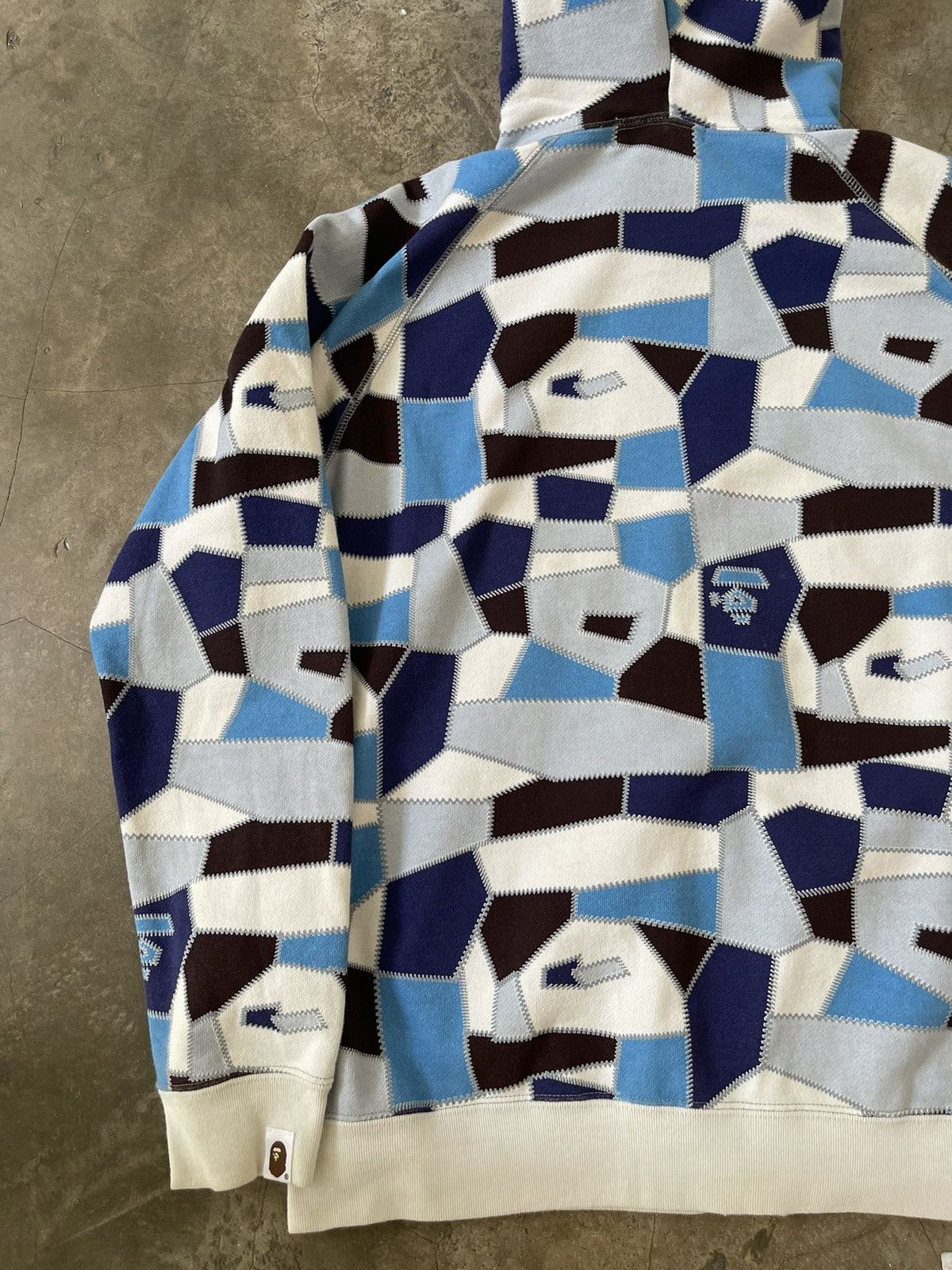 Bape 2008 Bape Splinter Full Zip Hoodie Geometric Design Size US M / EU 48-50 / 2 - 6 Thumbnail