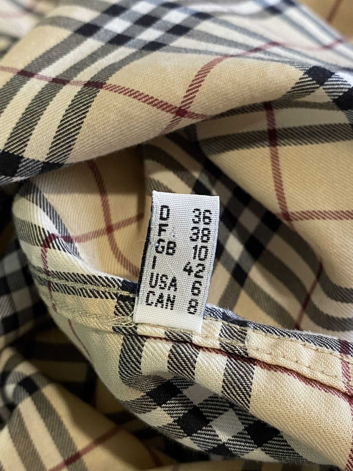 Burberry Vintage Burberry London Nova Check All Over Print Rare Shirt Size M / US 6-8 / IT 42-44 - 14 Thumbnail
