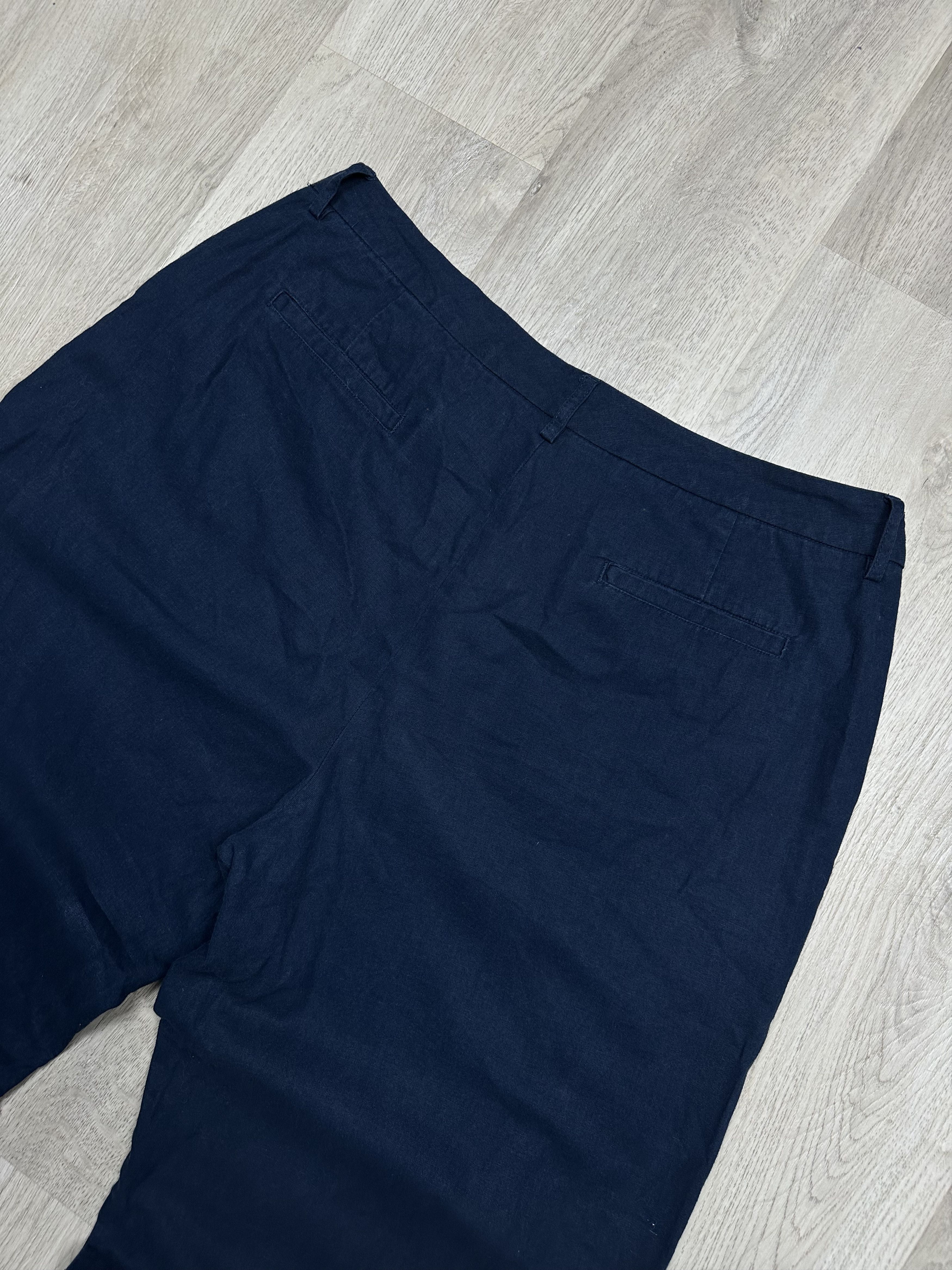 Barbour Barbour Womens Somerland Linen Baggy Pants Trousers Size 32" / US 10 / IT 46 - 7 Thumbnail