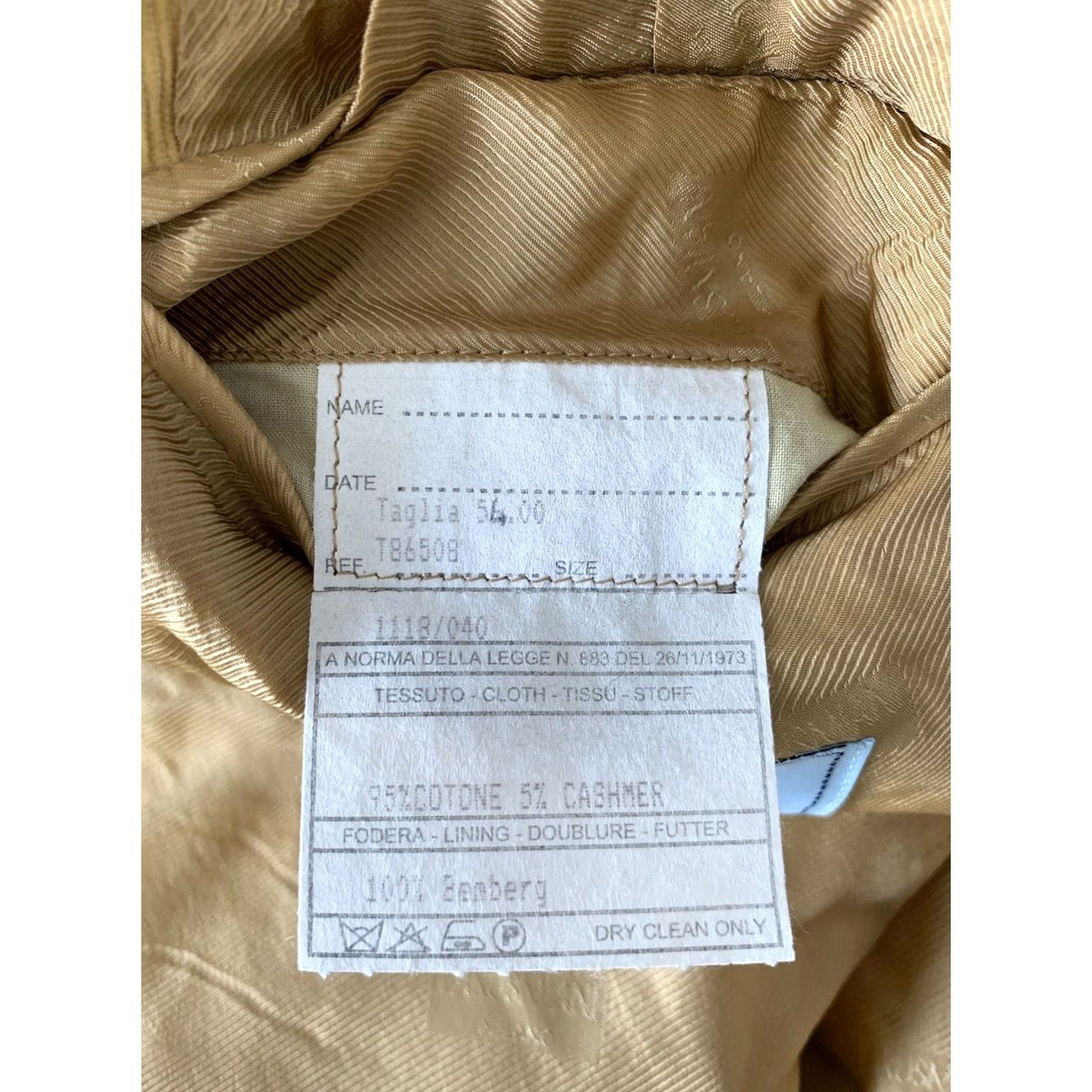 Vintage Larusmiani Milano Corduroy Jacket Luxury Designer Mens 54 (44R US) Yellow Sport Coat Classic Italian Size US S / EU 44-46 / 1 - 7 Thumbnail