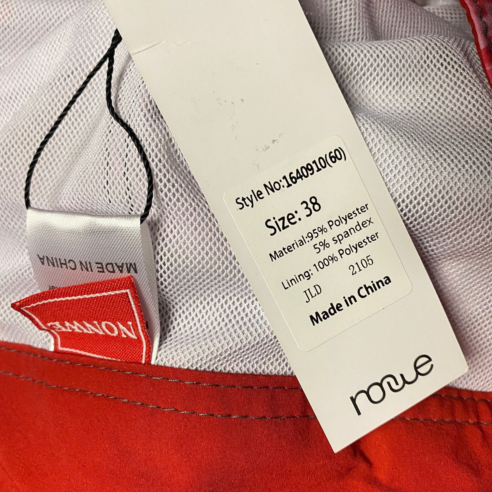 Other NWT Nonwe Red Tie Dye Quick Dry Lined Board Shorts 38 Size US 38 / EU 54 - 6 Thumbnail