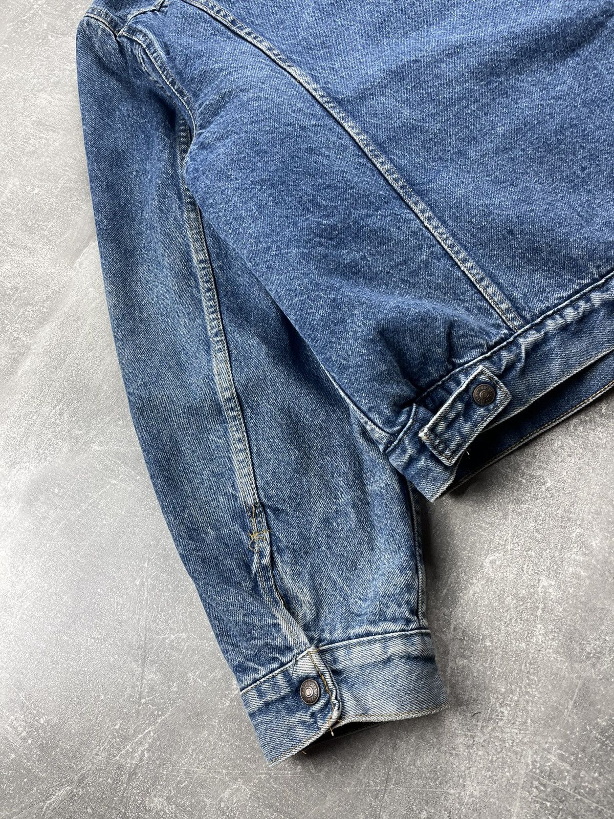 Levi's Levi’s Vintage USA Made Sherpa Trucker Denim Jacket Blue Size US L / EU 52-54 / 3 - 8 Thumbnail