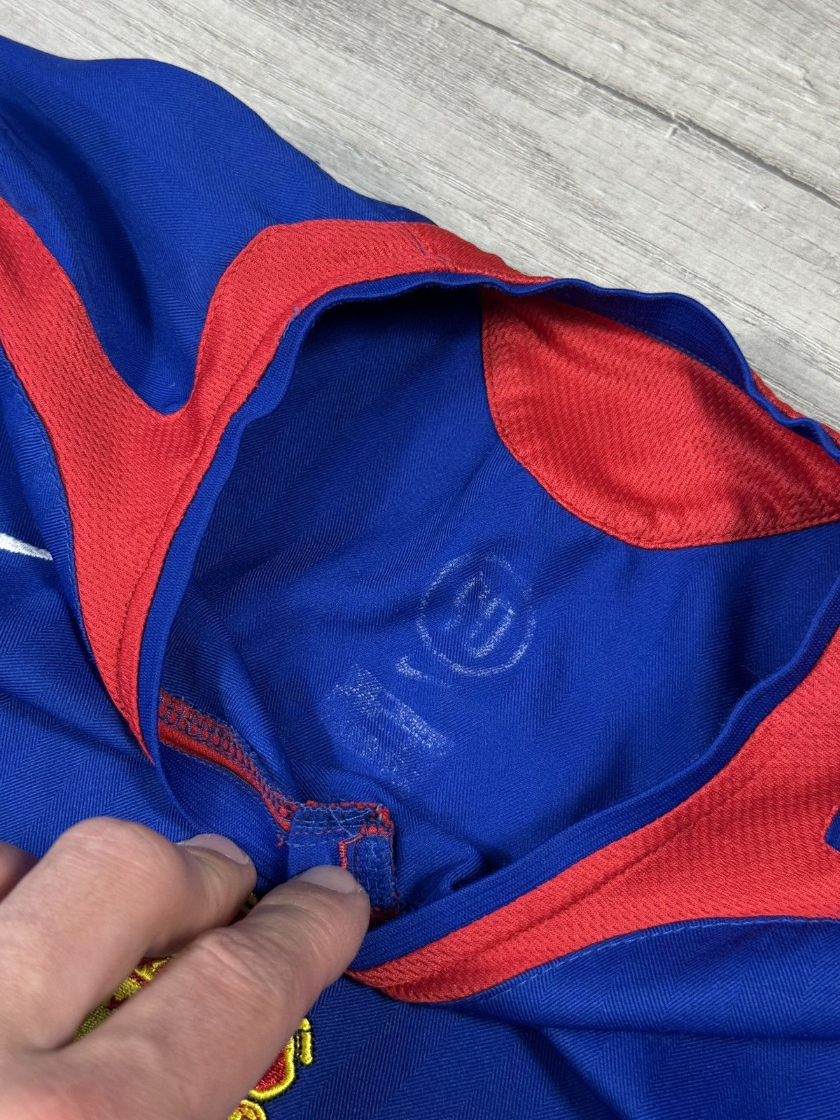 Nike Manchester United Away football 2005 2006 Soccer Nike Jersey Size US M / EU 48-50 / 2 - 8 Thumbnail