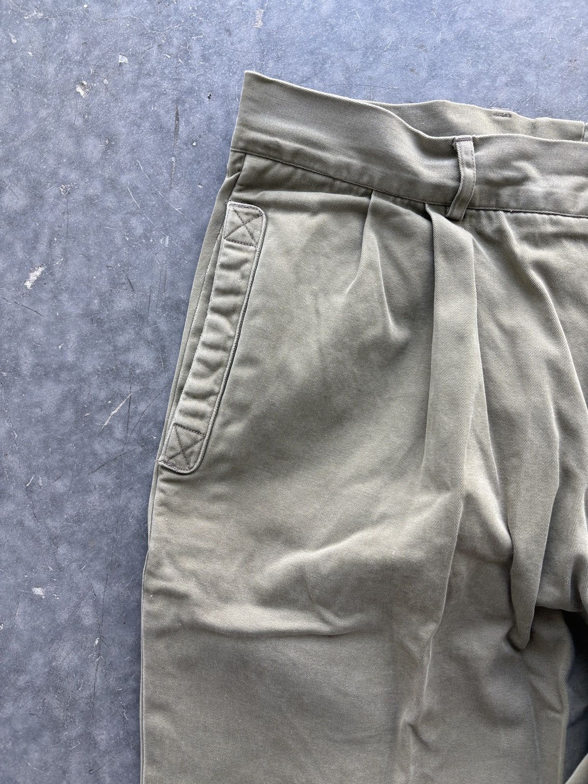 Willis & Geiger Vintage 90s Willis and Geiger Pleated Pants 35x30 Size US 35 - 2 Thumbnail