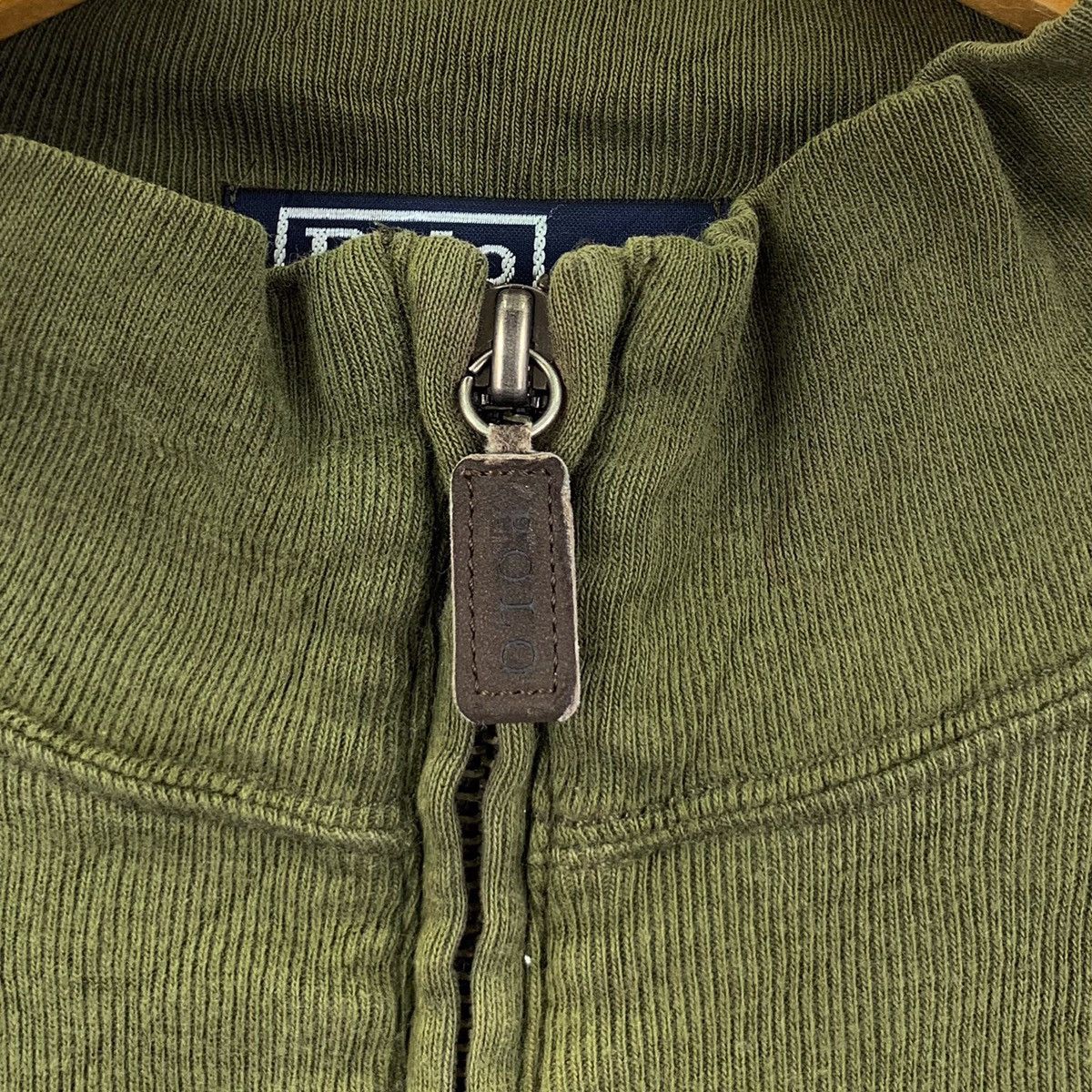 Polo Ralph Lauren Vintage POLO By RALPH LAUREN Half Zipper Green Sweatshirt Size US XL / EU 56 / 4 - 3 Thumbnail