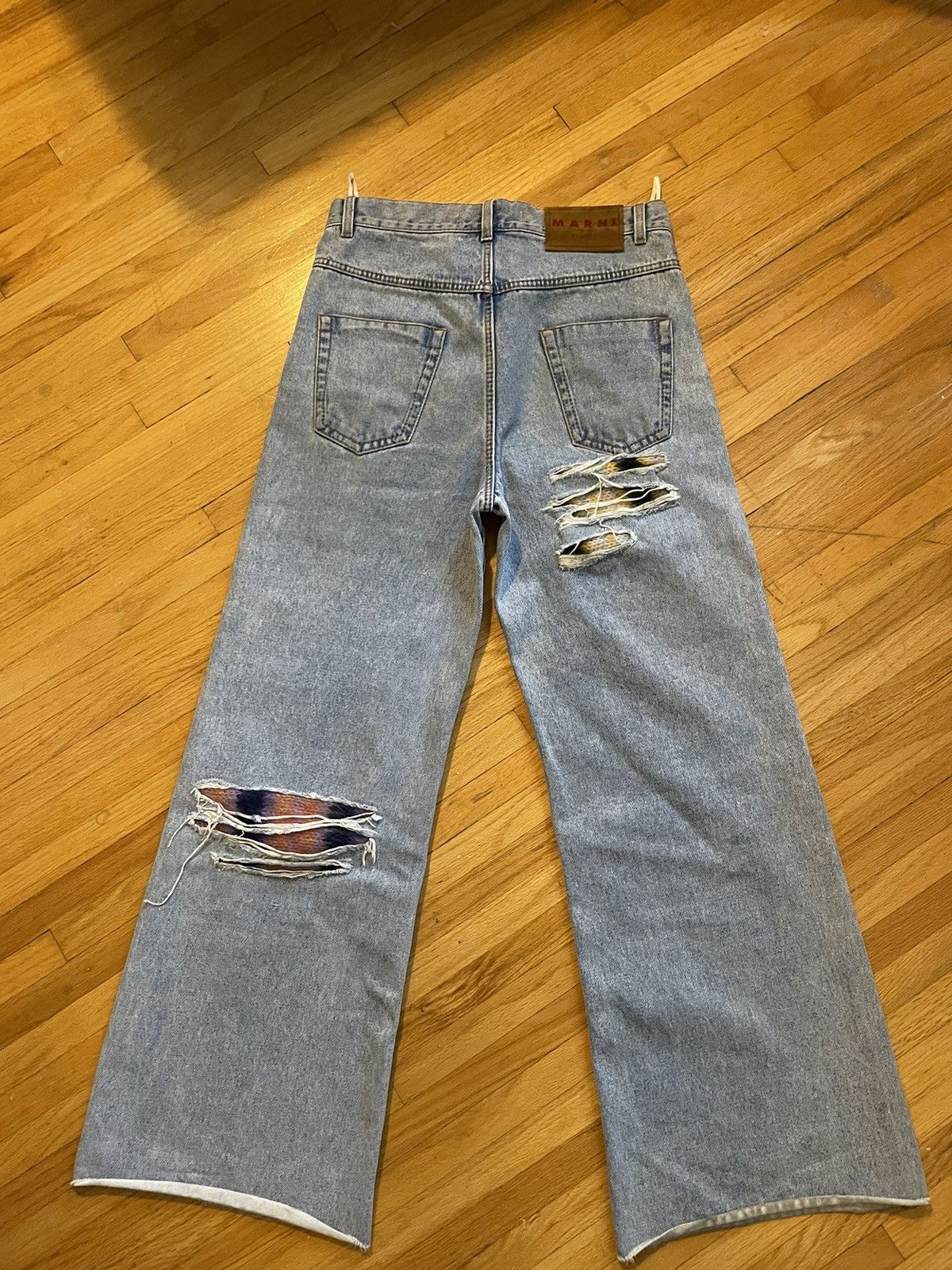 Marni Mohair Patched Jeans Size US 30 / EU 46 - 5 Thumbnail