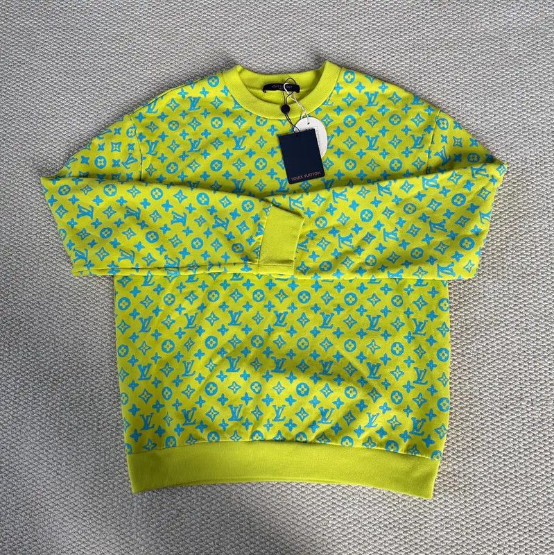 Louis Vuitton Louis Vuitton Yellow Cotton Sweatshirt for Women 0089 Size M / US 6-8 / IT 42-44 - 1 Thumbnail