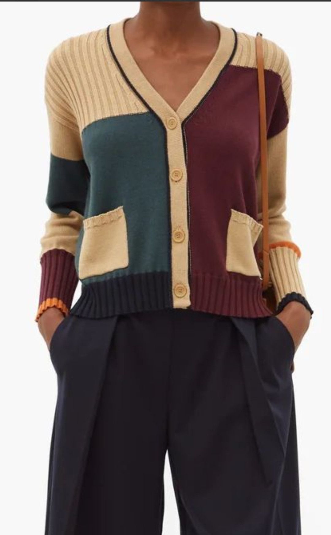 Weekend Max Mara Weekend Max Mara Womens Cotton/Wool Cardigan Size L / US 10 / IT 46 - 19 Thumbnail