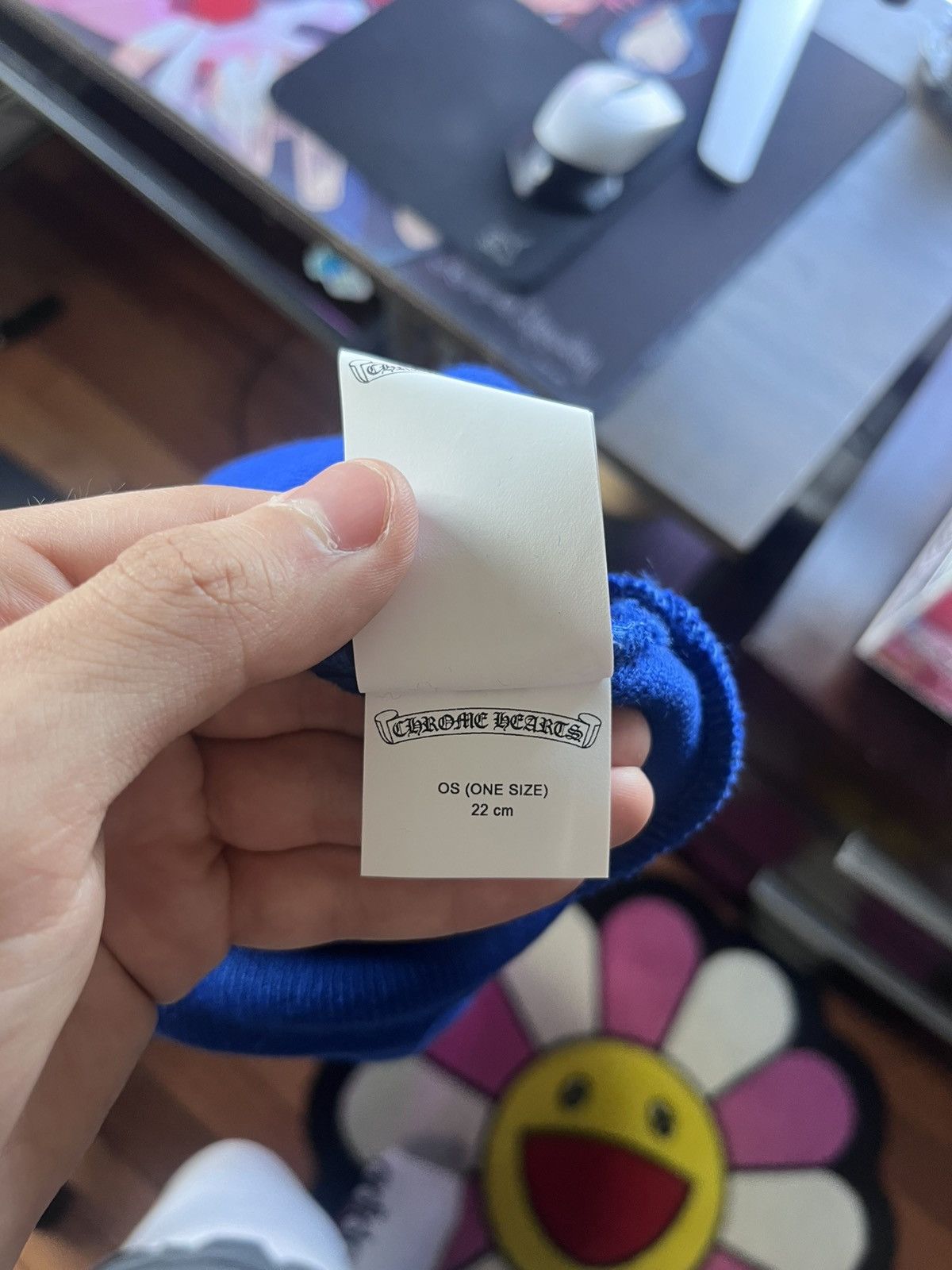 Chrome Hearts Chrome Hearts Blue Watch Cap Beanie Size ONE SIZE - 5 Thumbnail