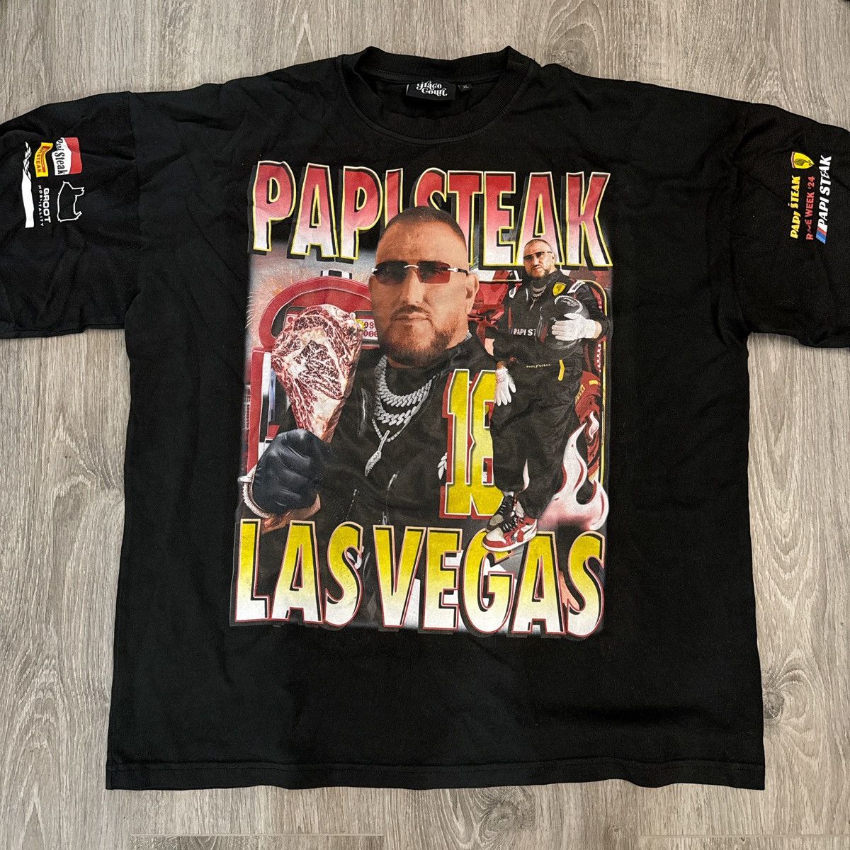 Other Papi Steak F1 Vegas Rap Tee Size US XL / EU 56 / 4 - 1 Thumbnail