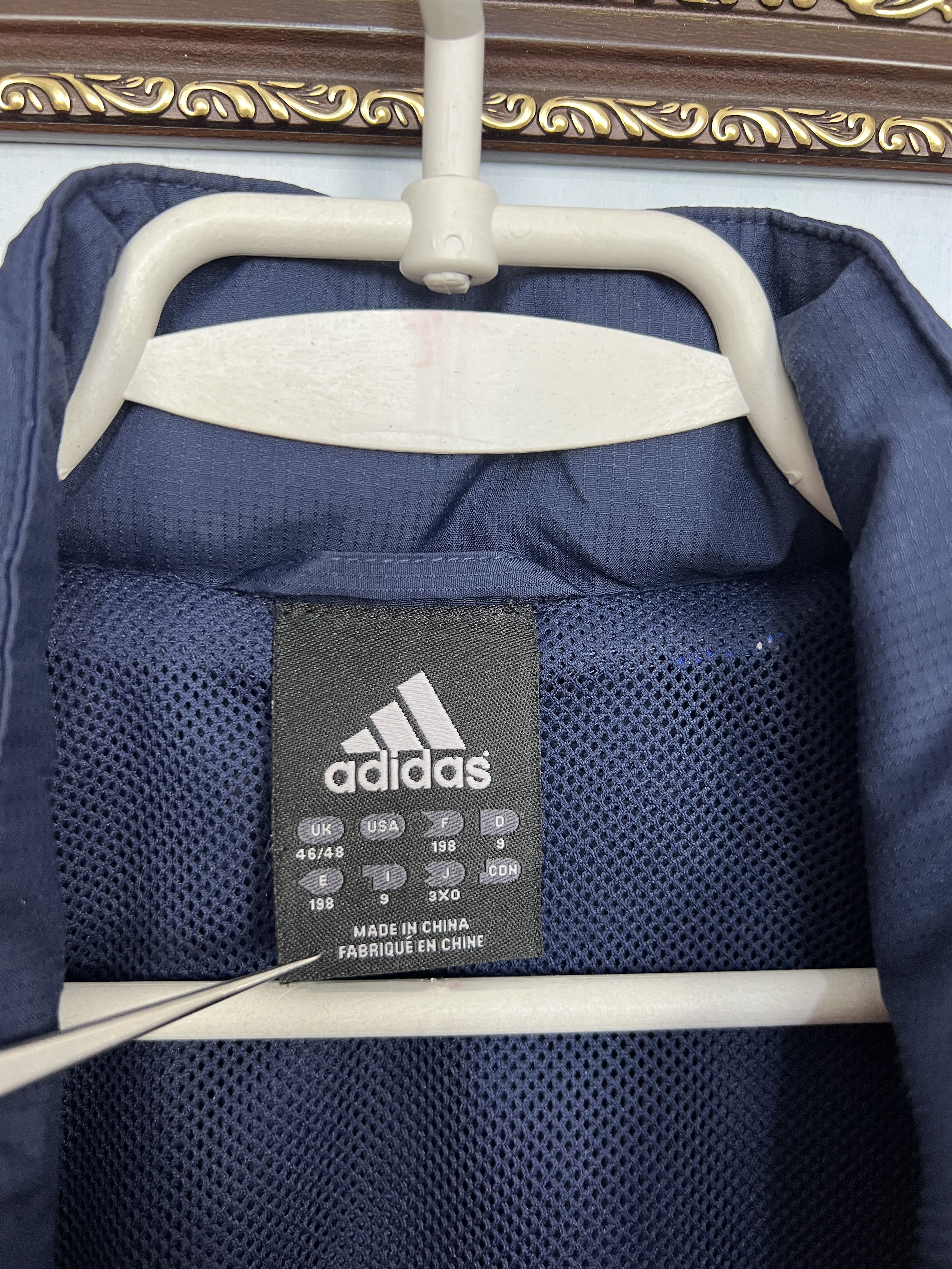 Adidas Vintage Chelsea Football Rain Hooded Jacket Soccer Track Top Size US XXL / EU 58 / 5 - 8 Thumbnail