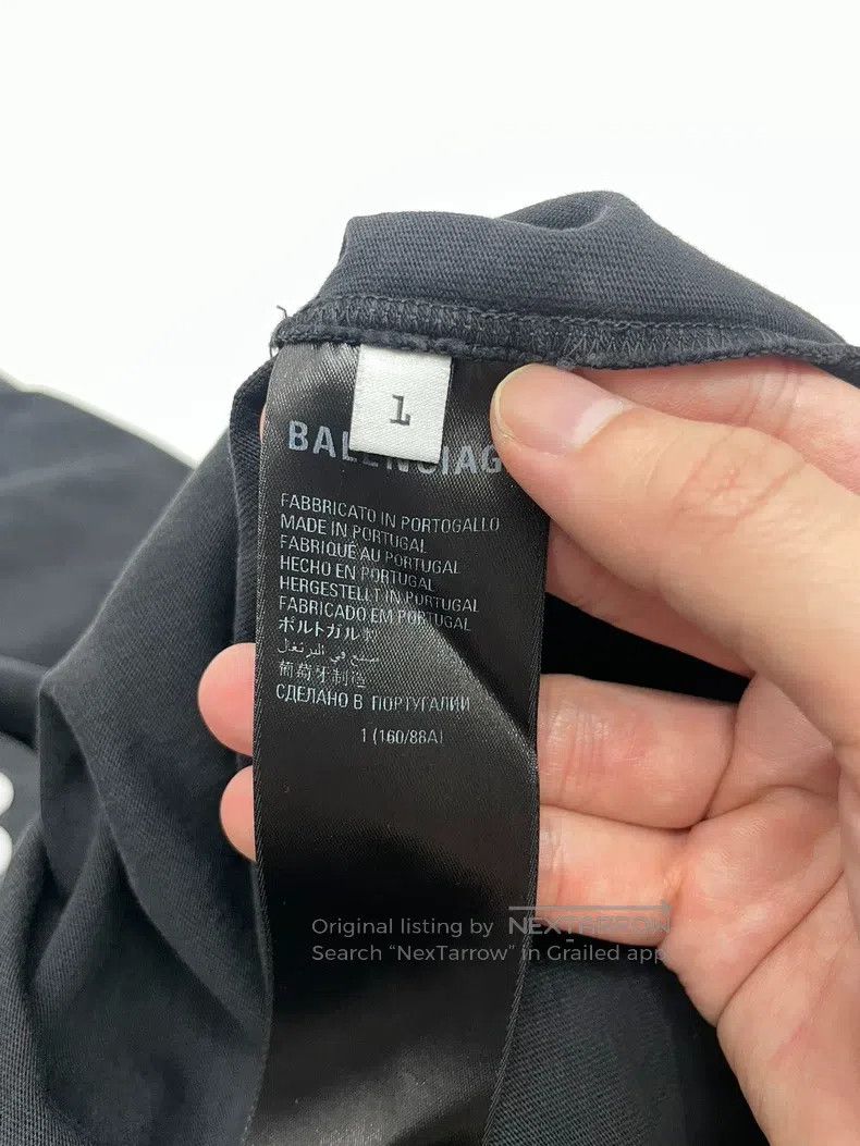 Balenciaga Balenciaga T-shirt Size US S / EU 44-46 / 1 - 7 Thumbnail