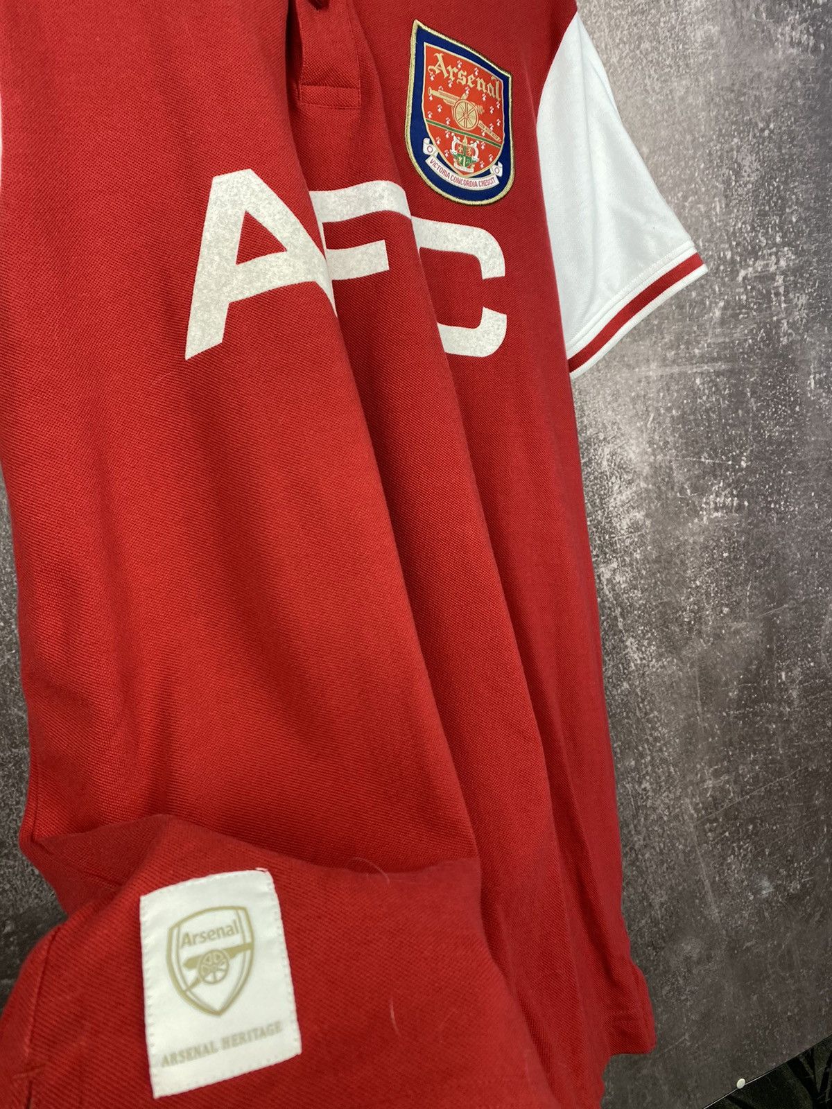 Nike × Vintage Vintage Arsenal JVC 98/99 Home Soccer Polo Size US M / EU 48-50 / 2 - 4 Thumbnail