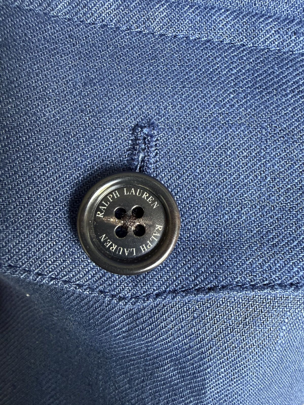 Ralph Lauren Purple Label Ralph Lauren Purple Label Linen Toggle Jacket Asher Slub Size US L / EU 52-54 / 3 - 12 Thumbnail