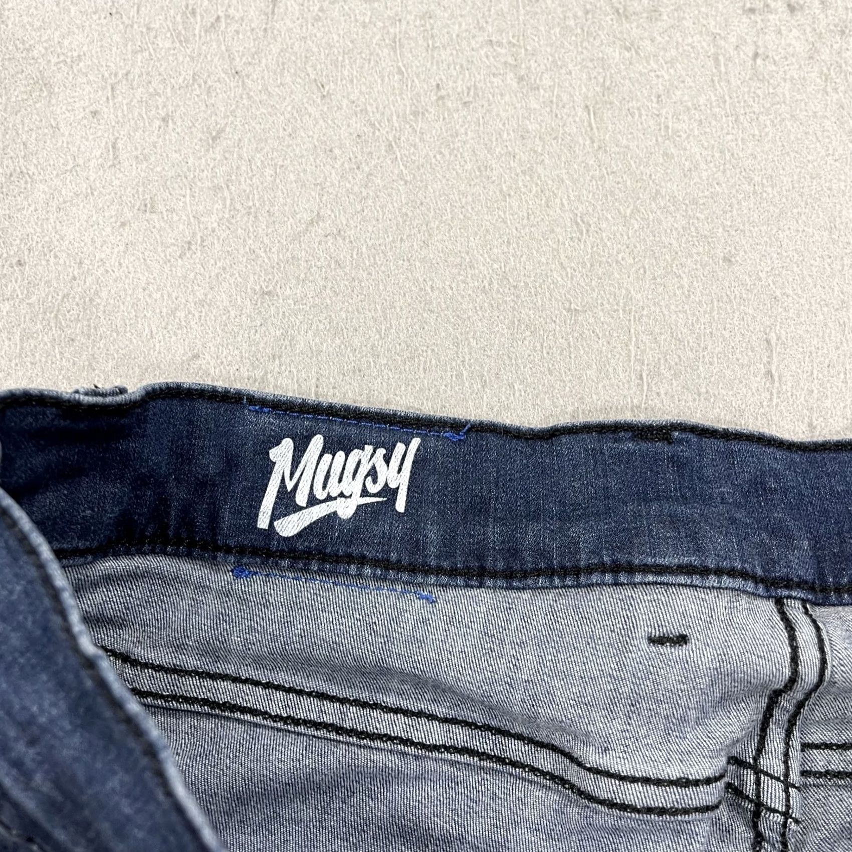 Vintage Mugsy Jeans Mens 34x34 Blue Stretch Casual Cotton Blend Denim Comfy Size US 34 / EU 50 - 6 Thumbnail
