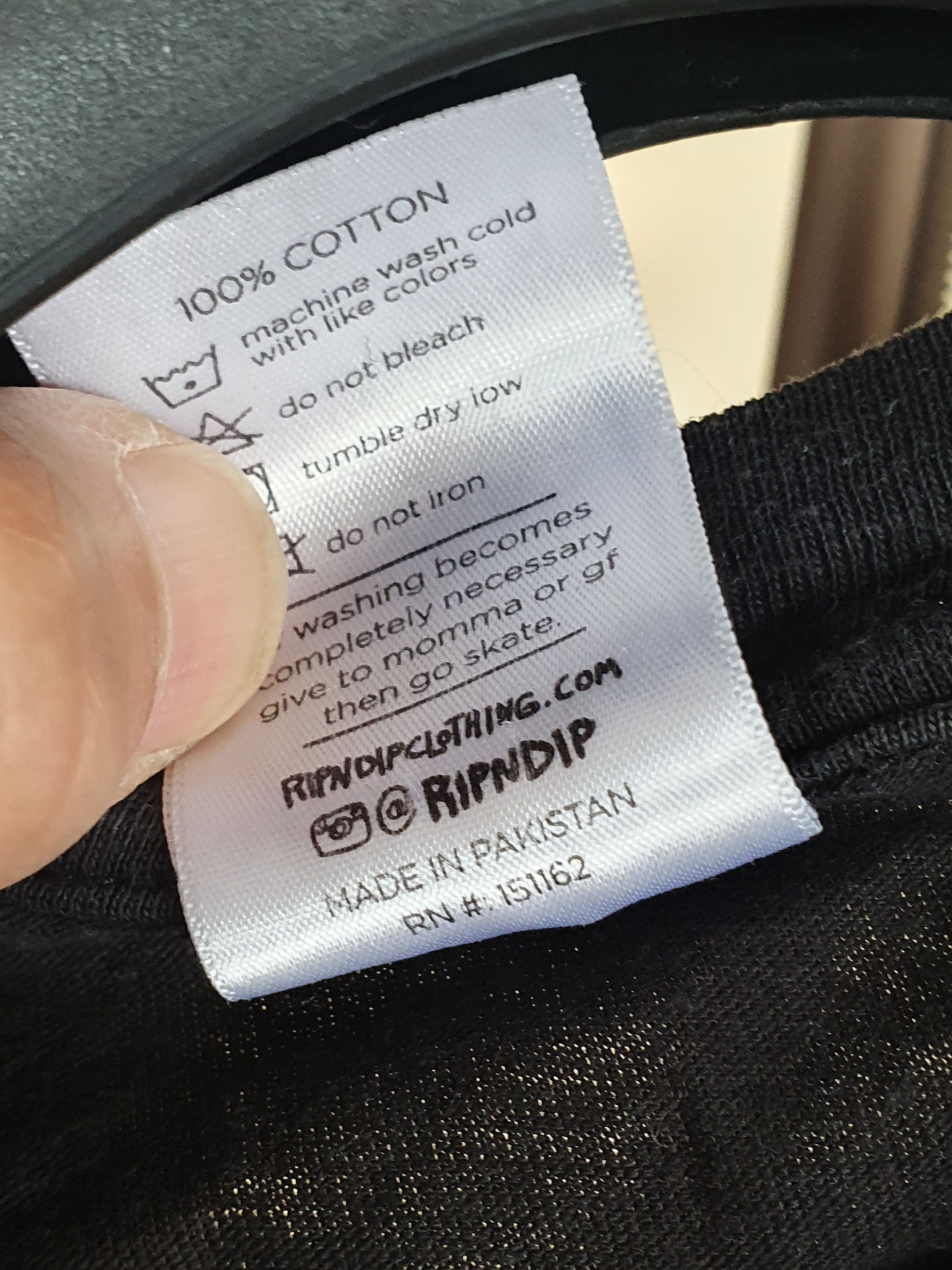 RIPNDIP Rip N Dip pocket tee Cat In Pocket t-shirt sz S Size US S / EU 44-46 / 1 - 5 Thumbnail