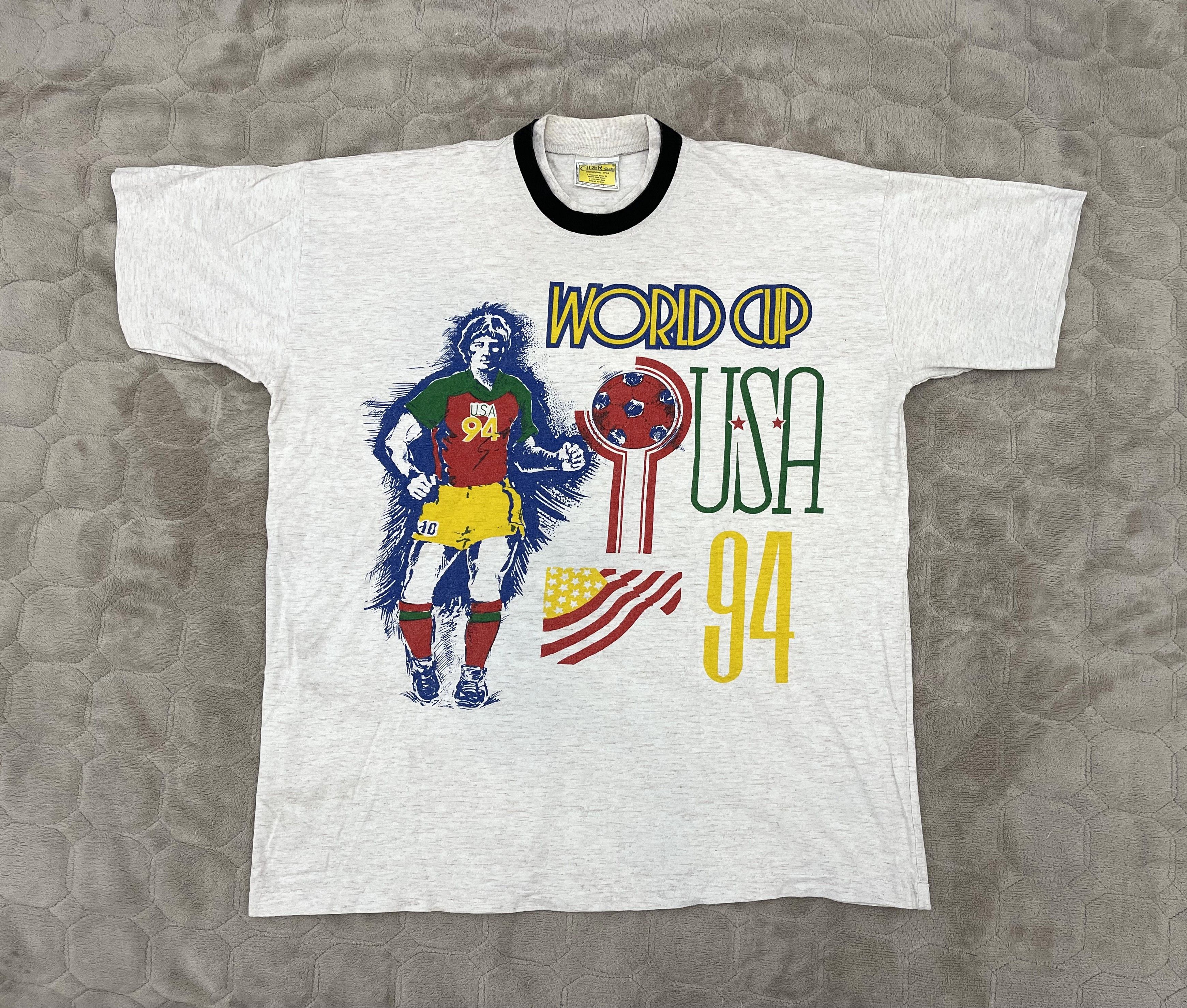 Rap Tees × Vintage Vintage 90s USA 1994 World Cup Thunder
