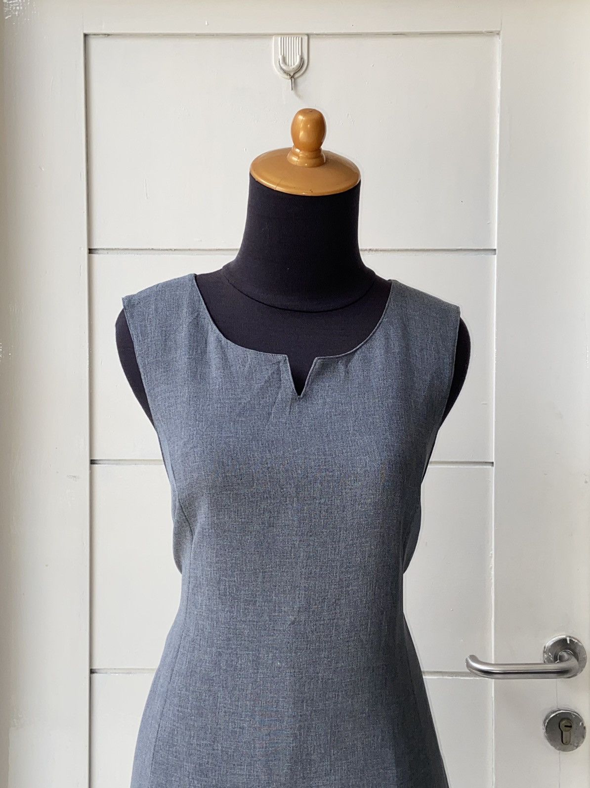 Balmain BALMAIN Grey Dress Size S / US 4 / IT 40 - 14 Thumbnail
