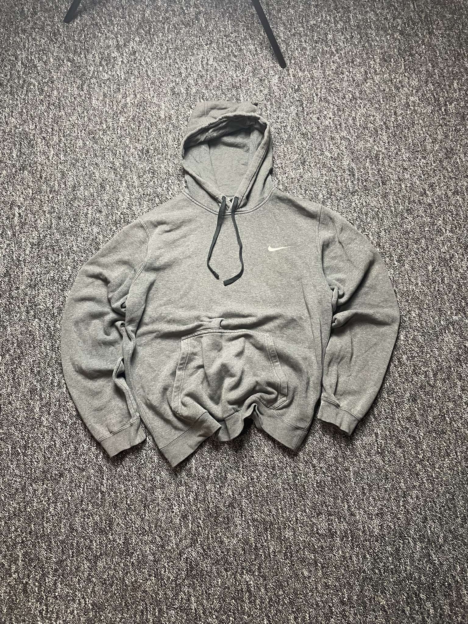 Nike × Vintage Sweatshirt hoodie basic boxy Nike solo swoosh logo retro Size US M / EU 48-50 / 2 - 1 Thumbnail