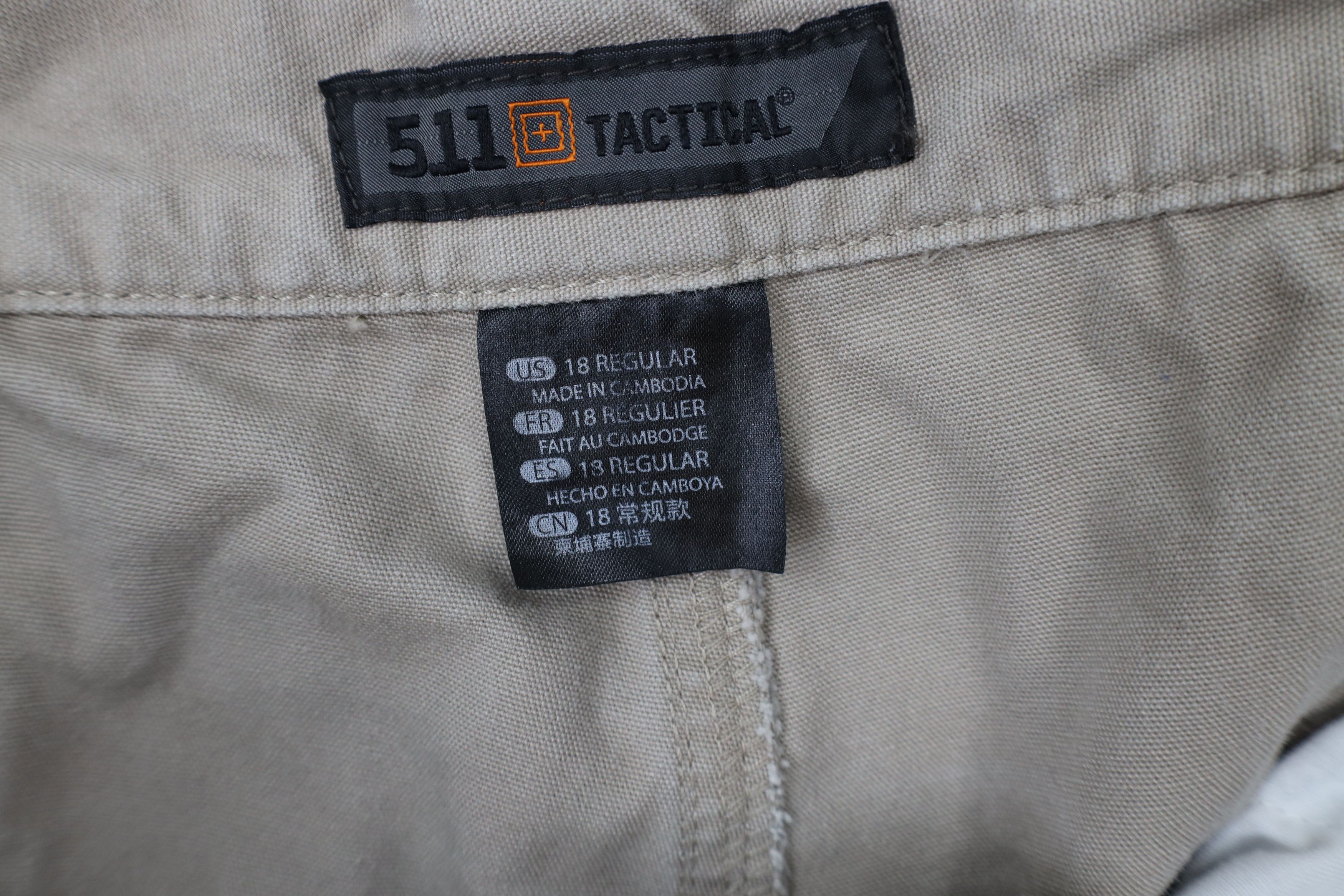 Vintage 5.11 Tactical Series Canvas Military Uniform Cargo Pants Size 40" / US 18 - 9 Thumbnail
