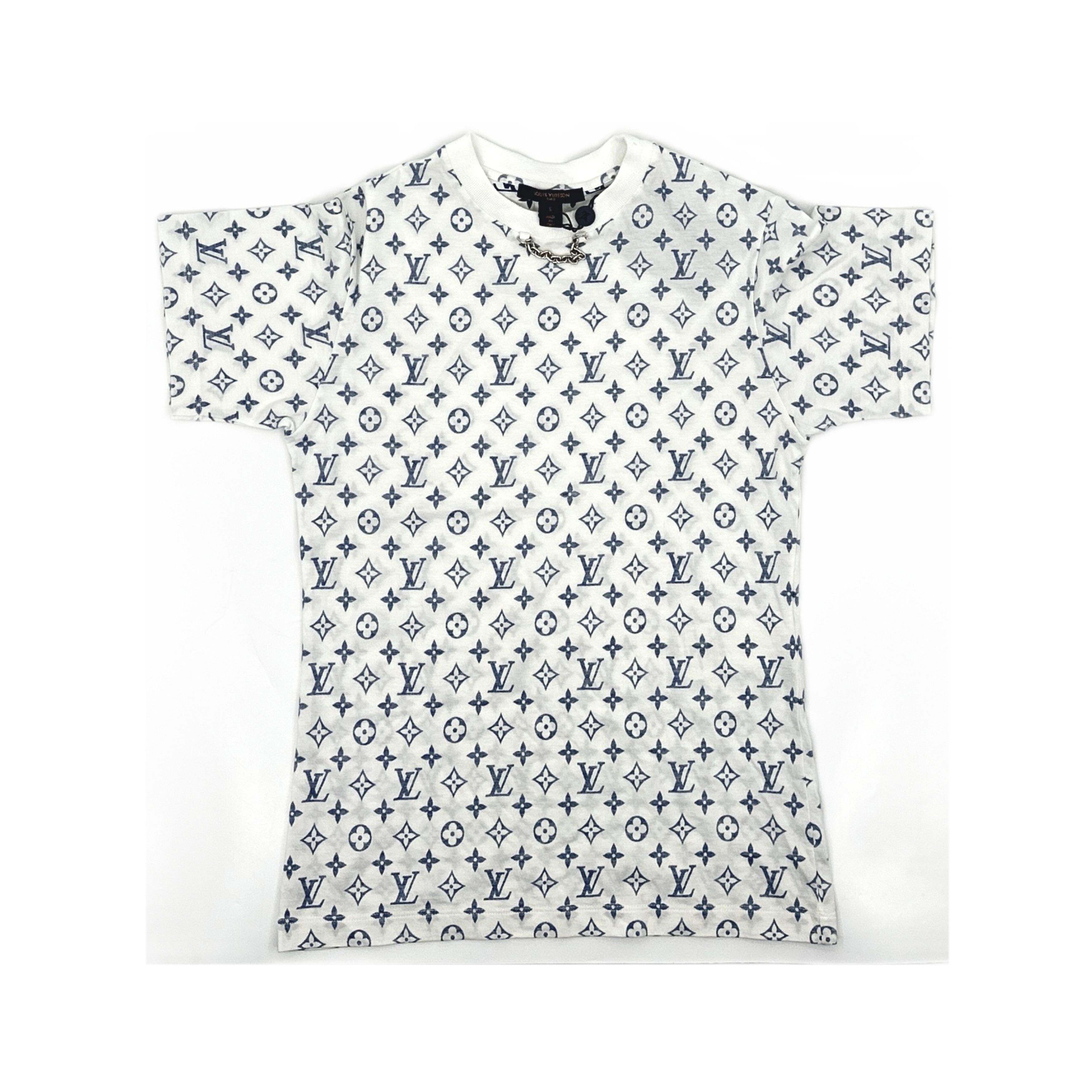 Louis Vuitton Louis Vuitton Monogram Chain T-Shirt Size S Size US S / EU 44-46 / 1 - 1 Thumbnail
