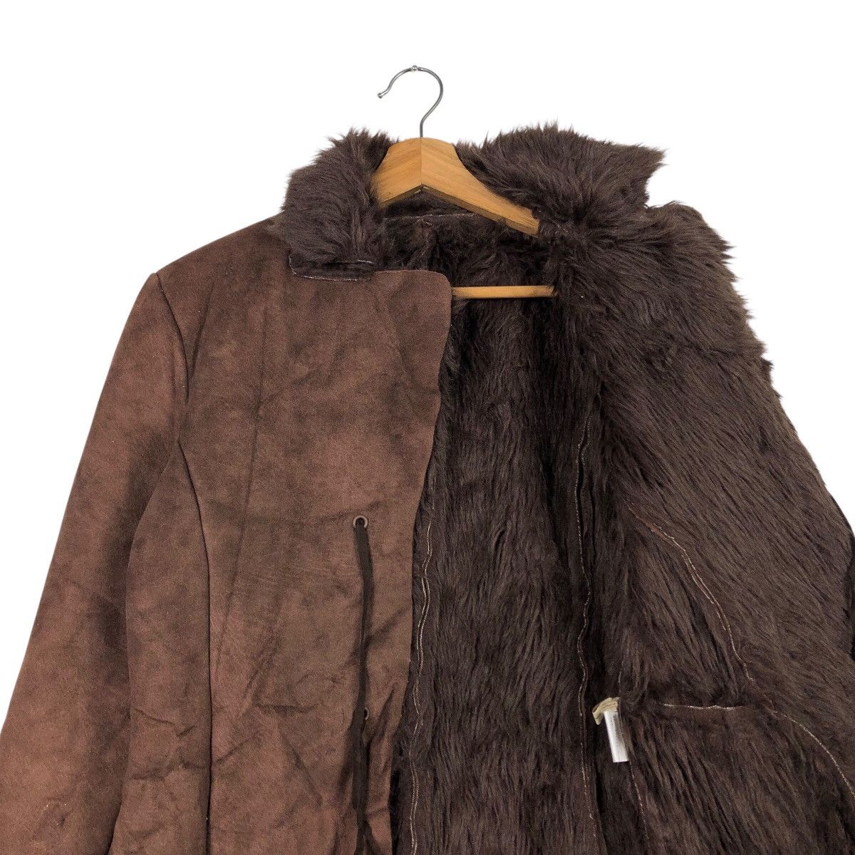 Japanese Brand Archive Style Brown Faux Shearling Jacket Issey Miyake Size US M / EU 48-50 / 2 - 13 Thumbnail