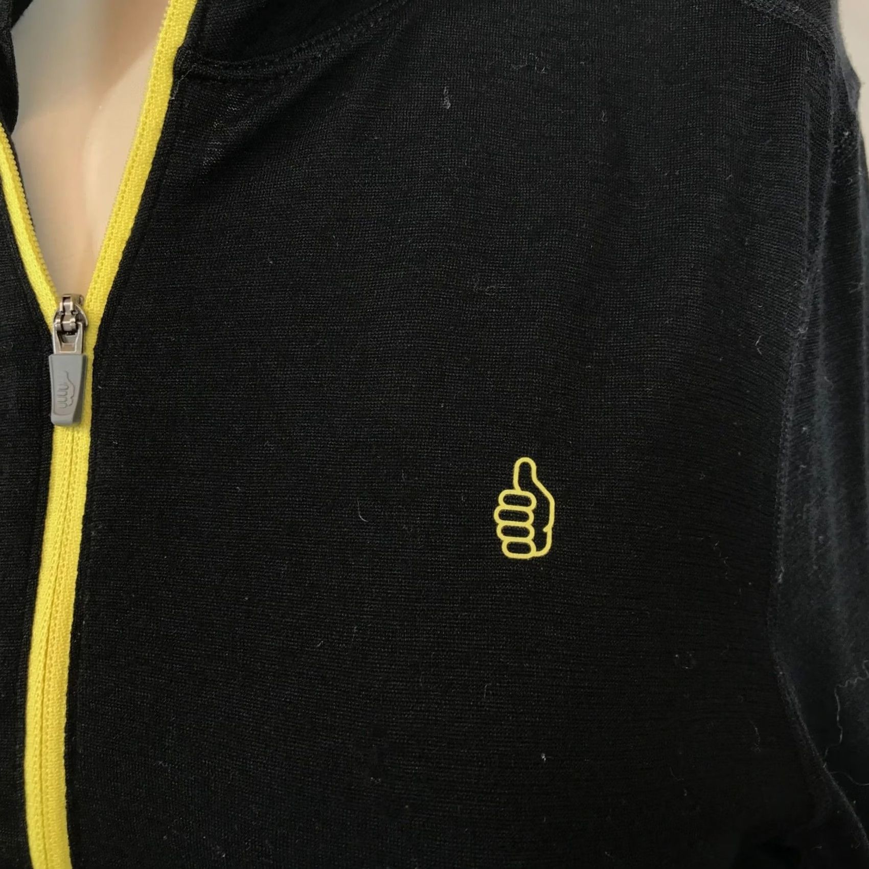 Vintage TREWGEAR - Womens Medium - Black Long Sleeve Lightweight Merino 1/4 Zip Shirt Size M / US 6-8 / IT 42-44 - 4 Thumbnail