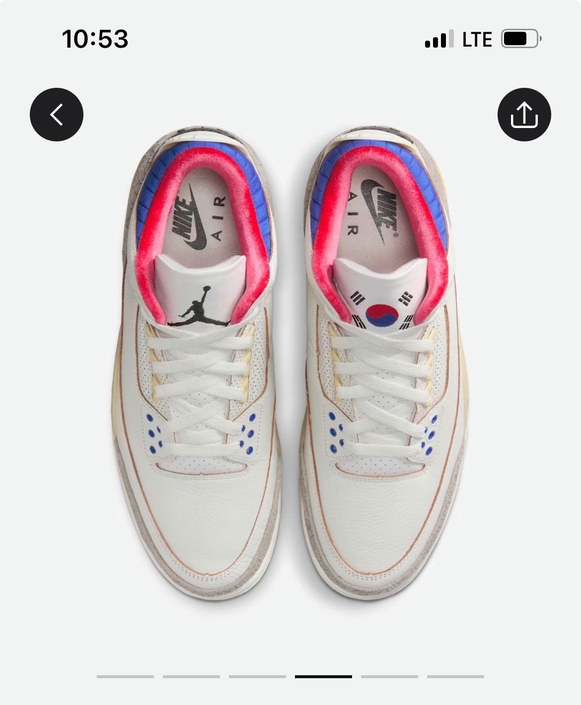 Jordan Brand × Nike Jordan 3 Seoul Size US 10.5 / EU 43-44 - 2 Thumbnail