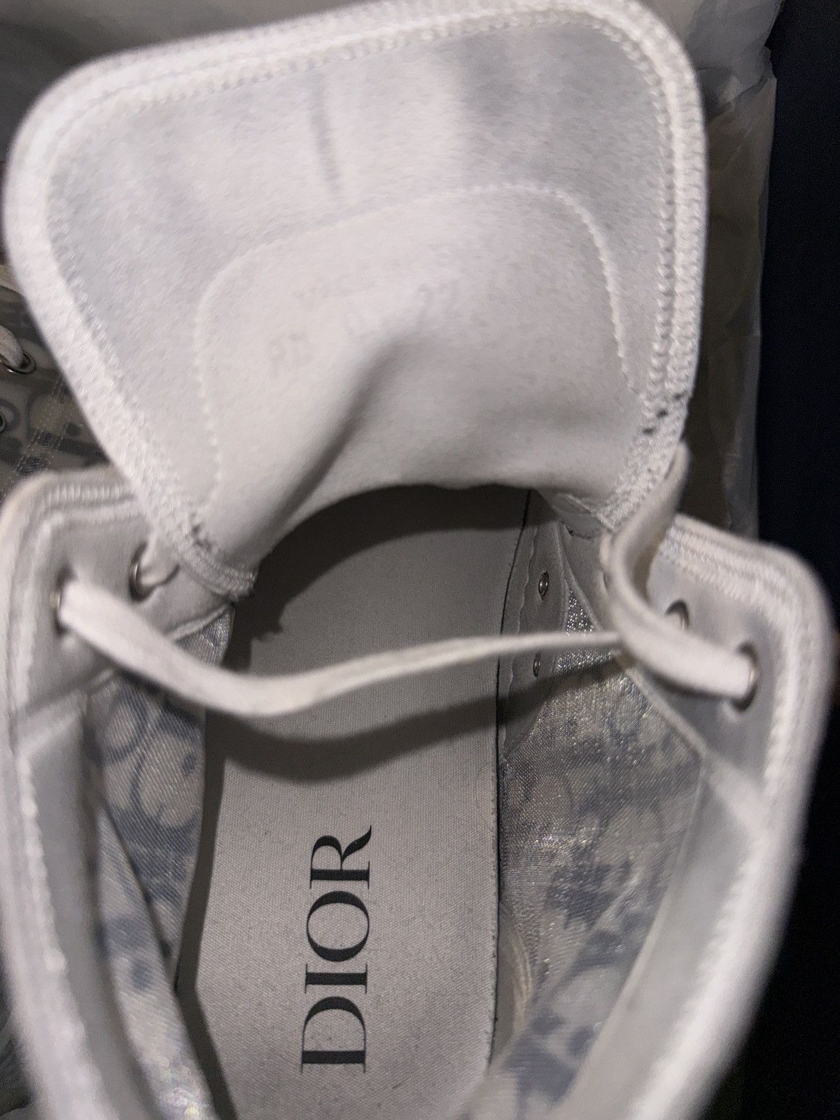 Dior Christian Dior high top logo sneakers Size US 9 / EU 42 - 10 Thumbnail