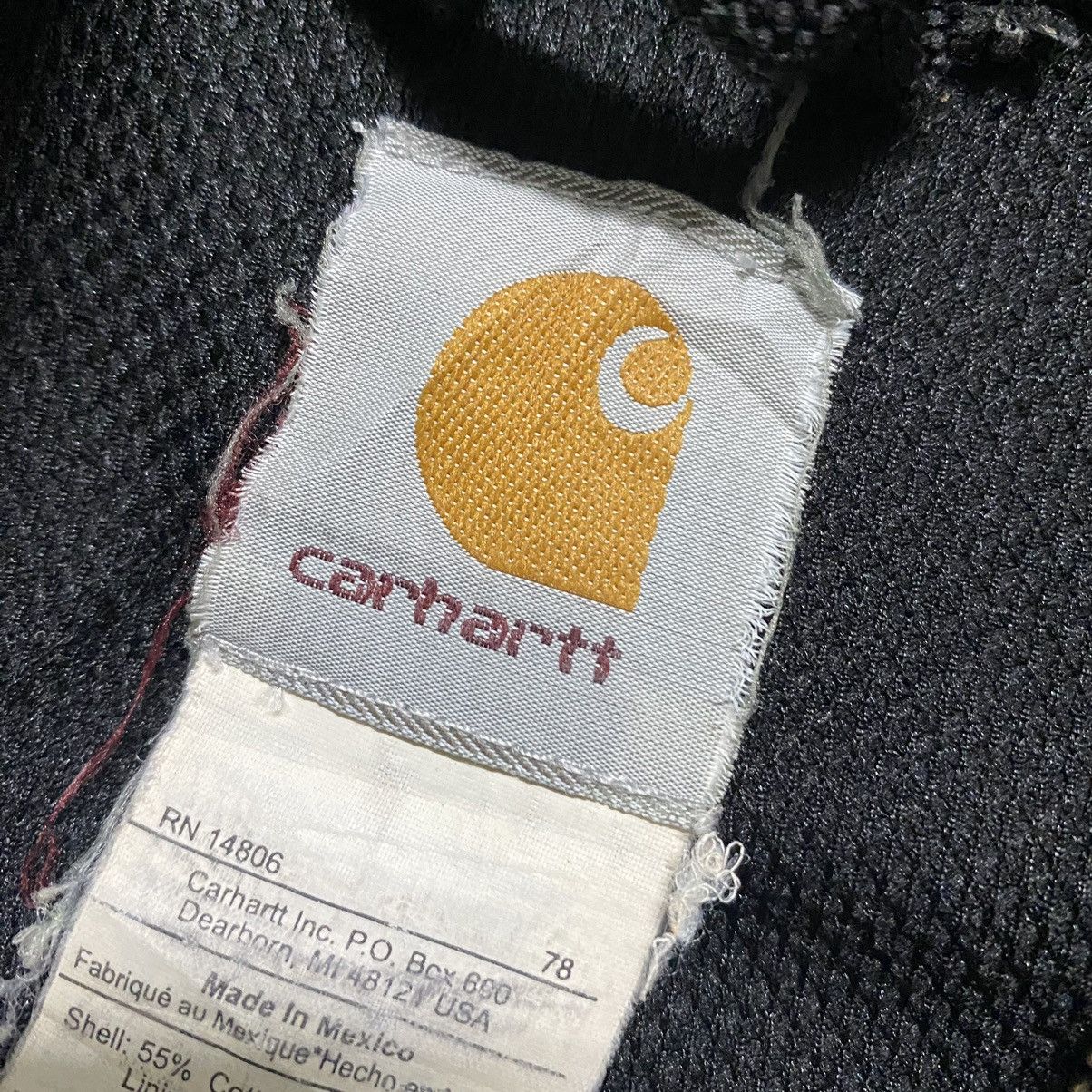 Carhartt Vintage 90s Carhartt Hoodie Thermal Sun Faded Size US XL / EU 56 / 4 - 15 Thumbnail