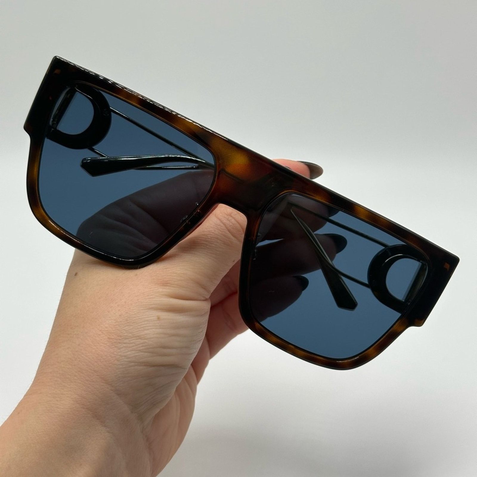 Dior NEW Dior Sunglasses 30MONTAIGNE S3U 22B0 Havana Blue Women Size ONE SIZE - 7 Thumbnail