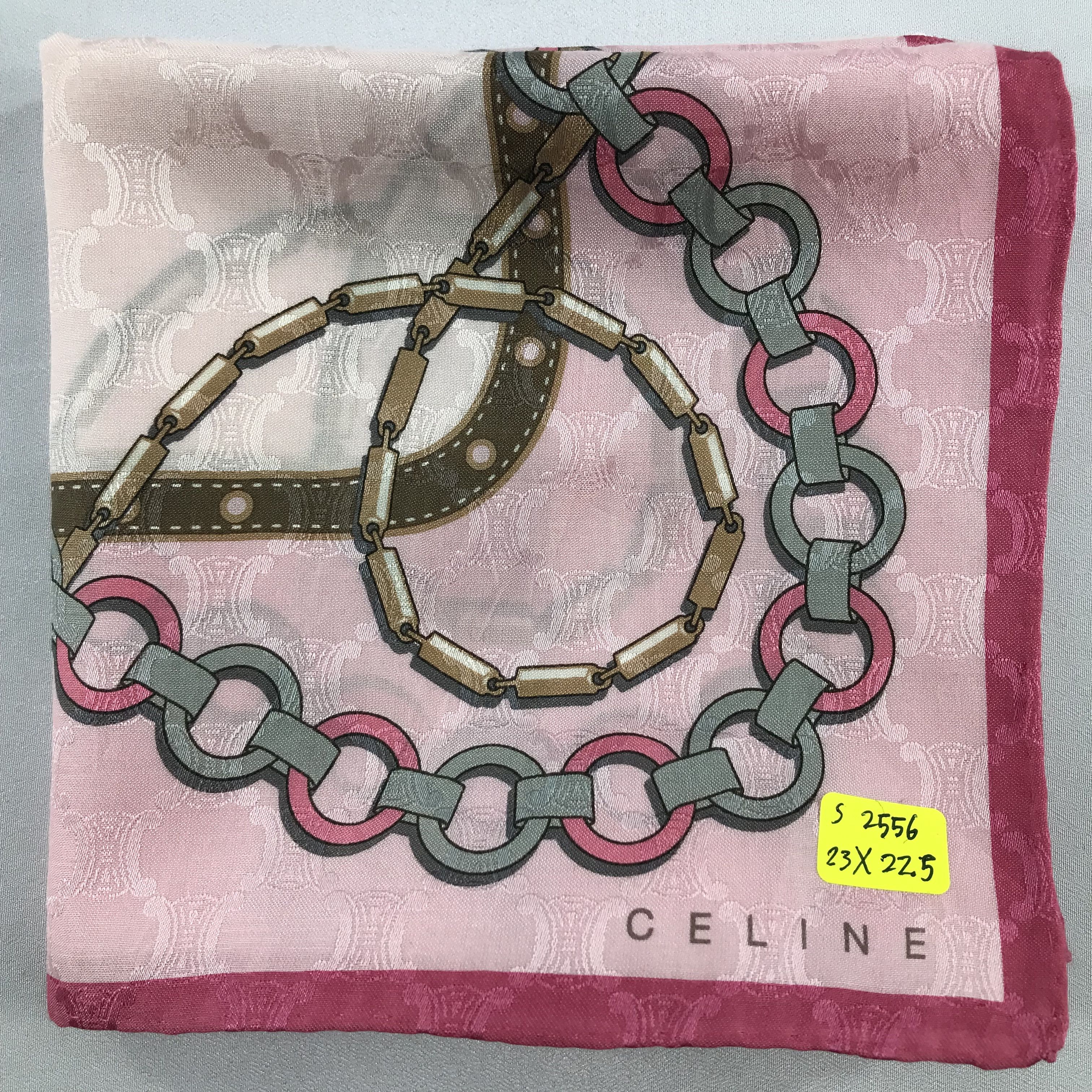 Celine × Vintage Celine Bandana / Handkerchief / Neckerchief - S2556 Size ONE SIZE - 4 Thumbnail