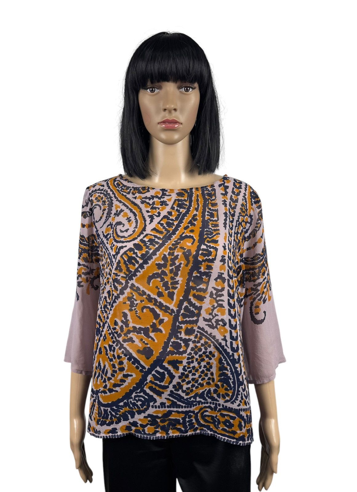 Dries Van Noten Dries Van Noten Silk Printed Blouse size 42 Size M / US 6-8 / IT 42-44 - 1 Thumbnail