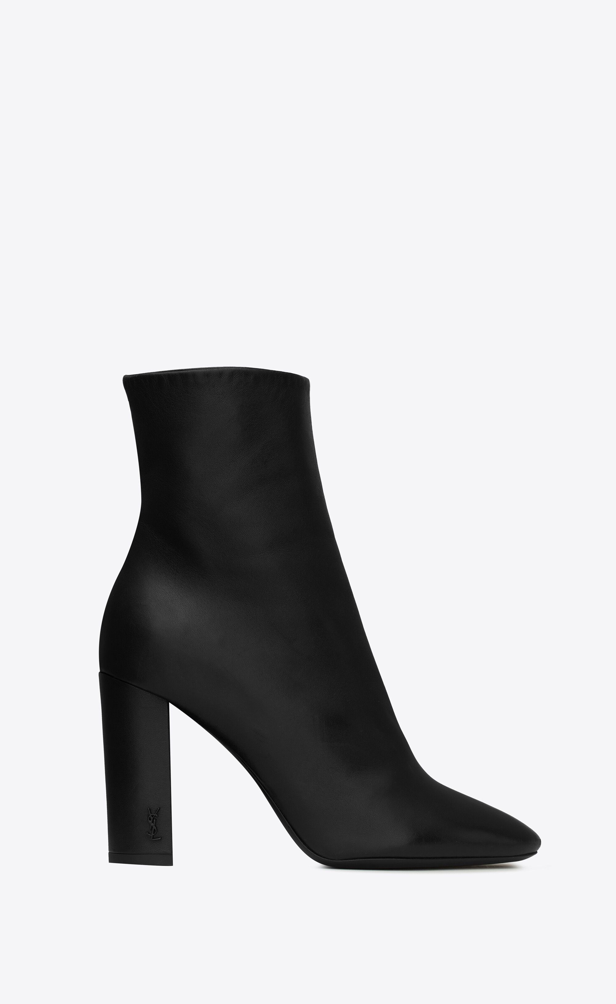Saint Laurent Paris oc11z1125 Lou Ankle Boots in Leather in Black Size US 6.5 / IT 36.5 - 1 Thumbnail