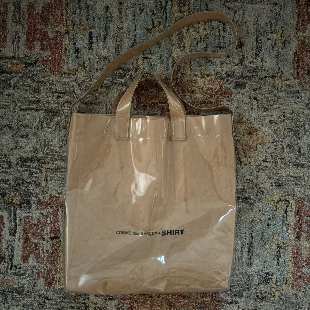 Cdg kraft bag sale