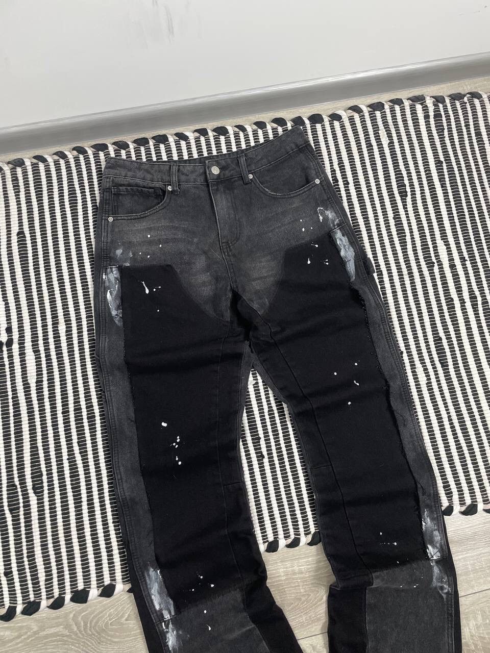 Hysteric Glamour Crazy Sumwon Flared Painted Denim Jeans Pants Y2K Size US 30 / EU 46 - 2 Thumbnail